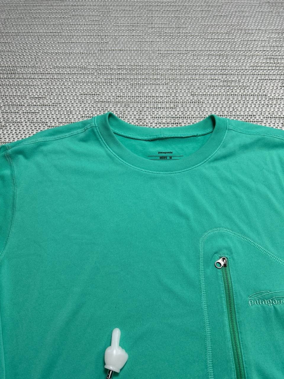 Patagonia Tropic Comfort Shirt Mens Medium Blue Fleece *Logo