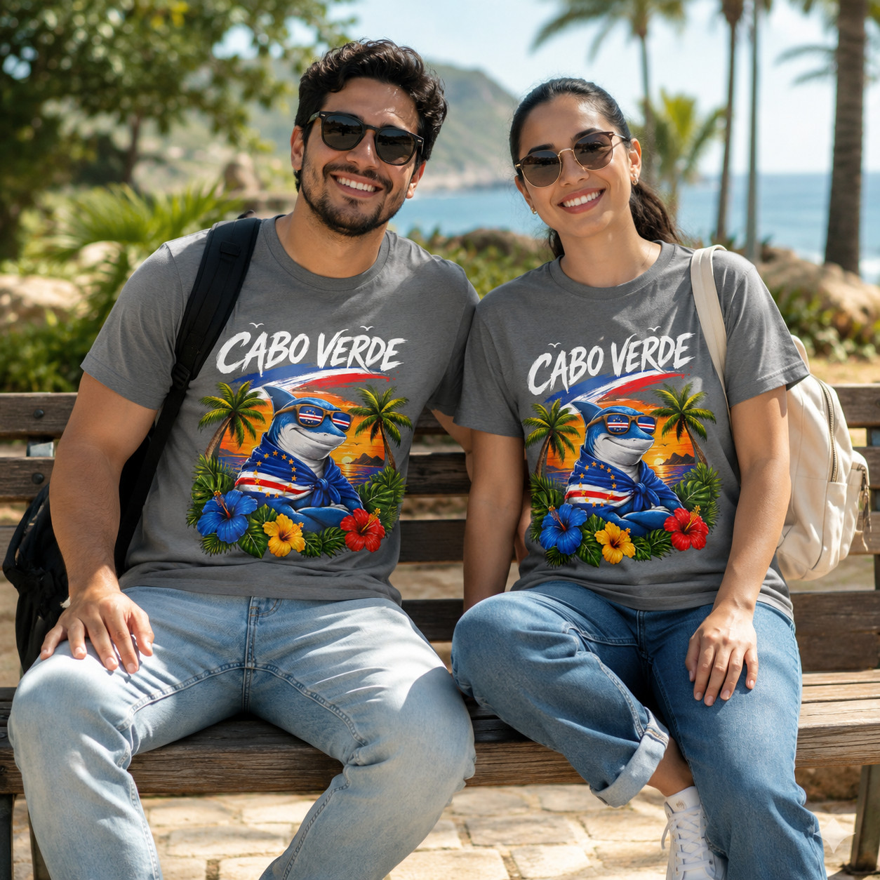 Proud Cape Cabo Verde Flag Shirt Football Mens Light Cotton