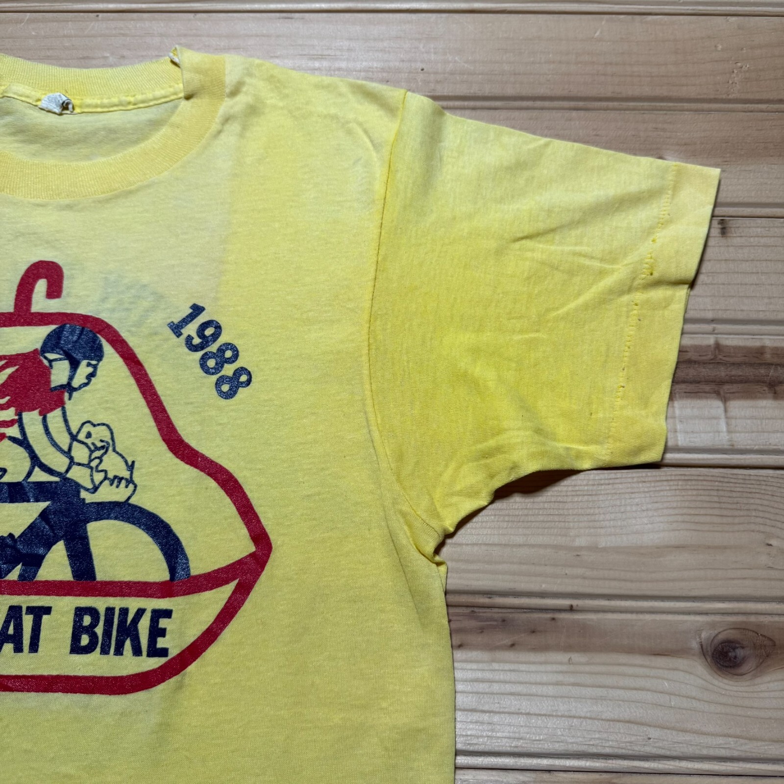 Vintage 1988 Country Cycle Mattituck SBRA Bike Boat Race Faded Shirt Size Small