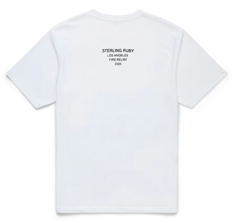 Supreme Los Angeles Fire Relief Box Logo Tee Sizes M-L-XL **In Hand** Free Ship