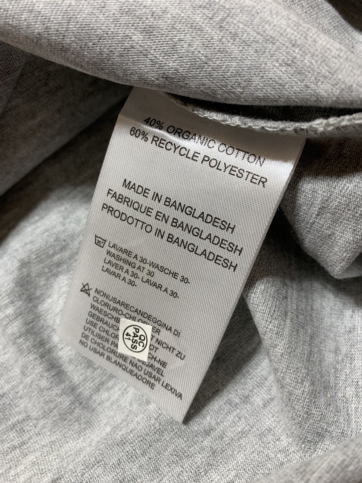 Ocean Laundry Organic Cotton Recycled Plastic Tshirt Mens Small