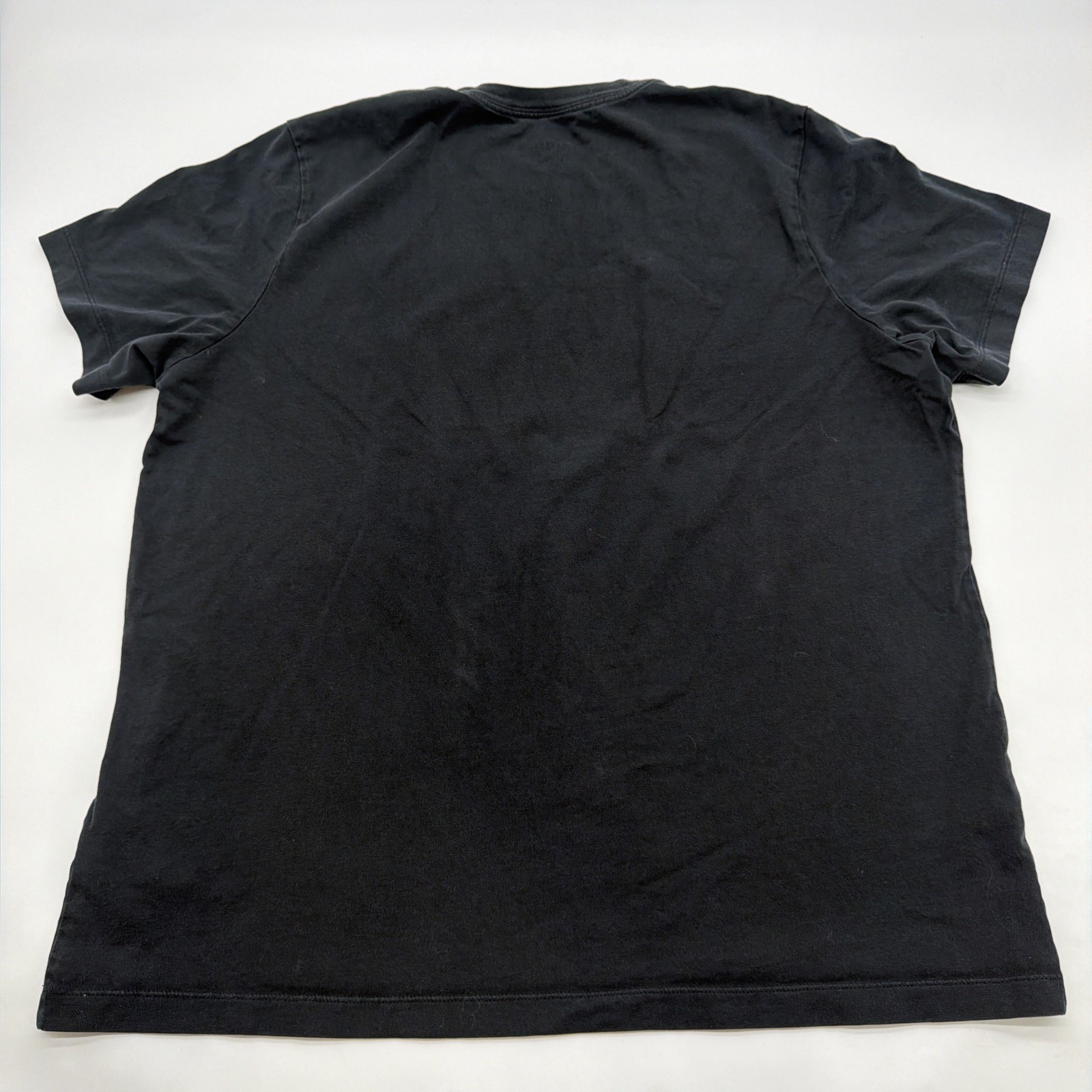 Jordan Air T-shirt Men XL Black Graphic Print Logo 100% Cotton.#48020