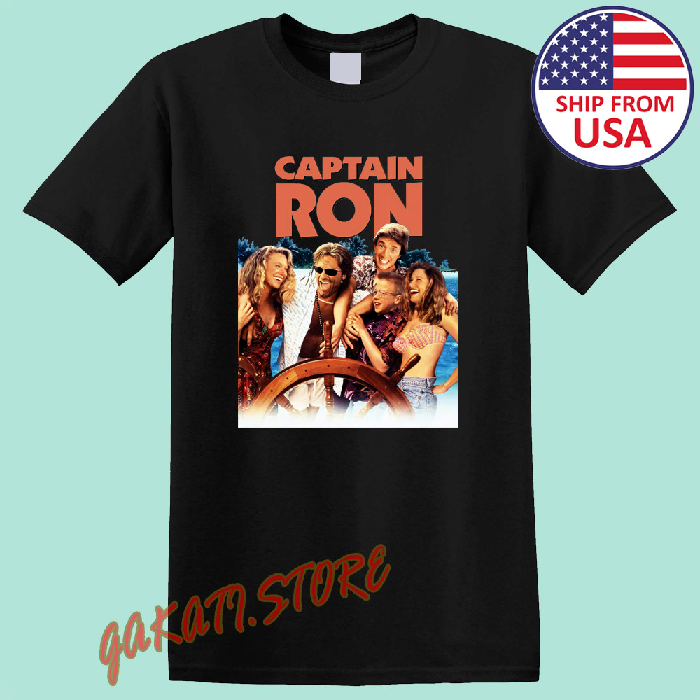 Captain Ron Retro Movie Men’s Black Size S-5XL