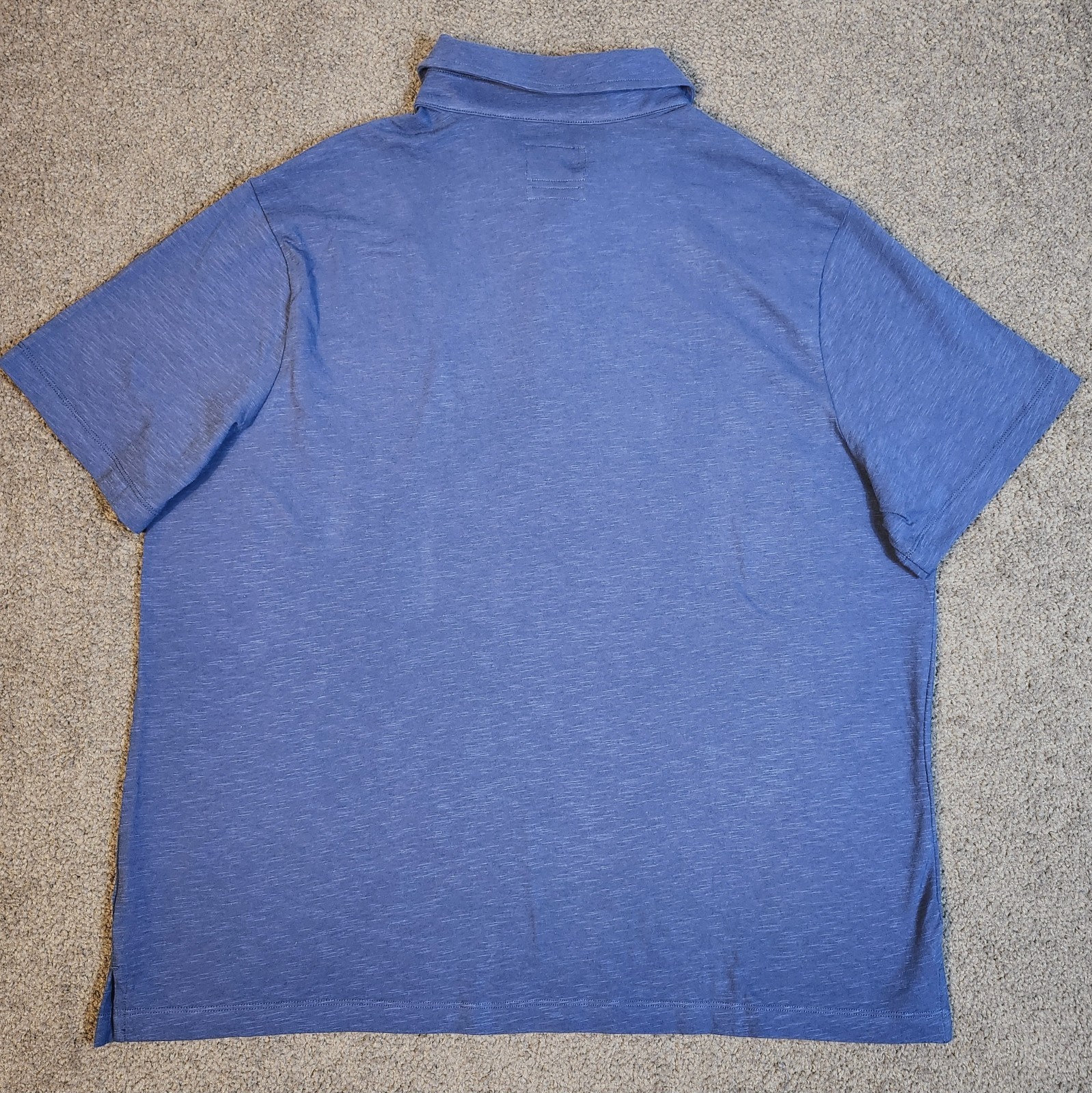 Men’s Short Sleeve Polo Shirts 2XL Blue “2 Pack” Goodfellow POCKET Collar Neck
