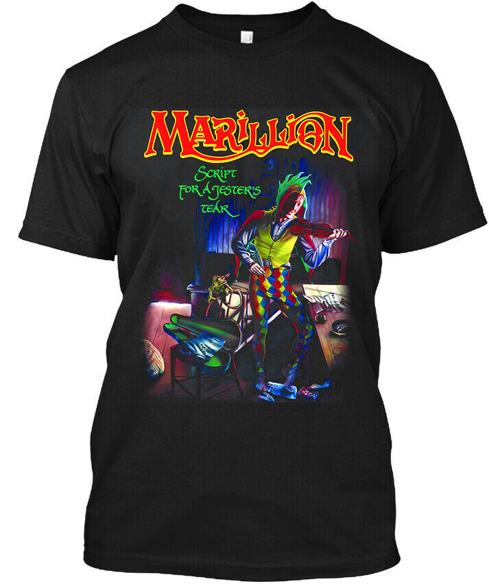 New! Popular Marillion Script for a Jester’s Tear English Music T-Shirt S-5XL