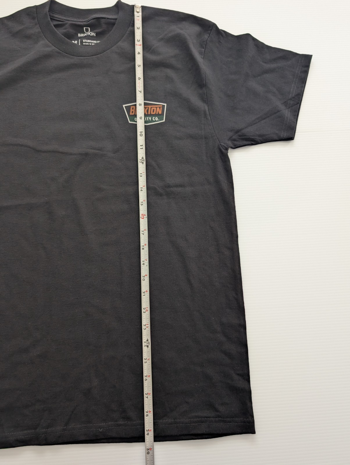 Brixton Quality Co Graphic T Shirt Mens Black Logo Tee