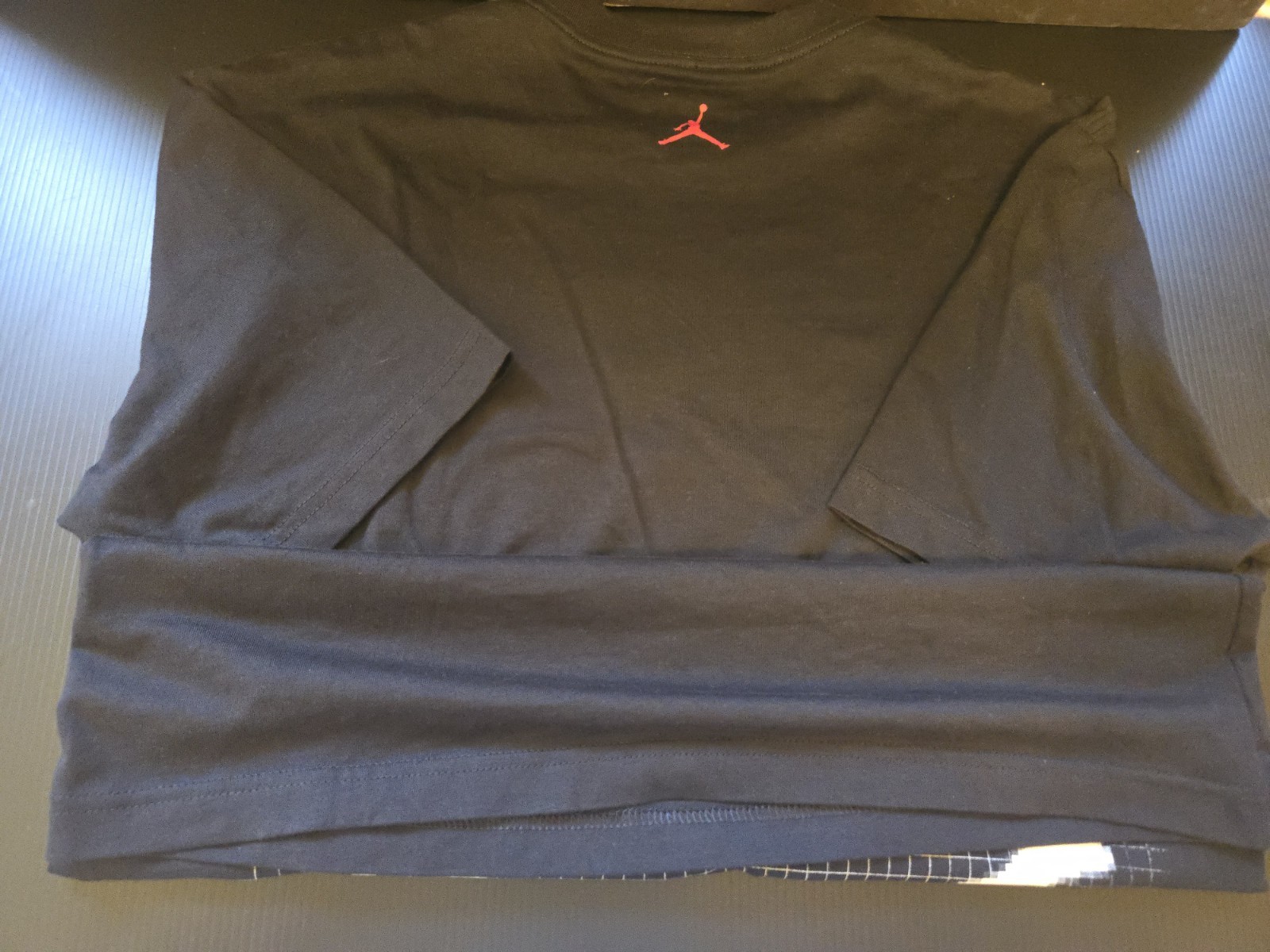 Jordan Air Jordan Men’s S Black Crew Neck Short Sleeve Graphic Logo T-Shirt