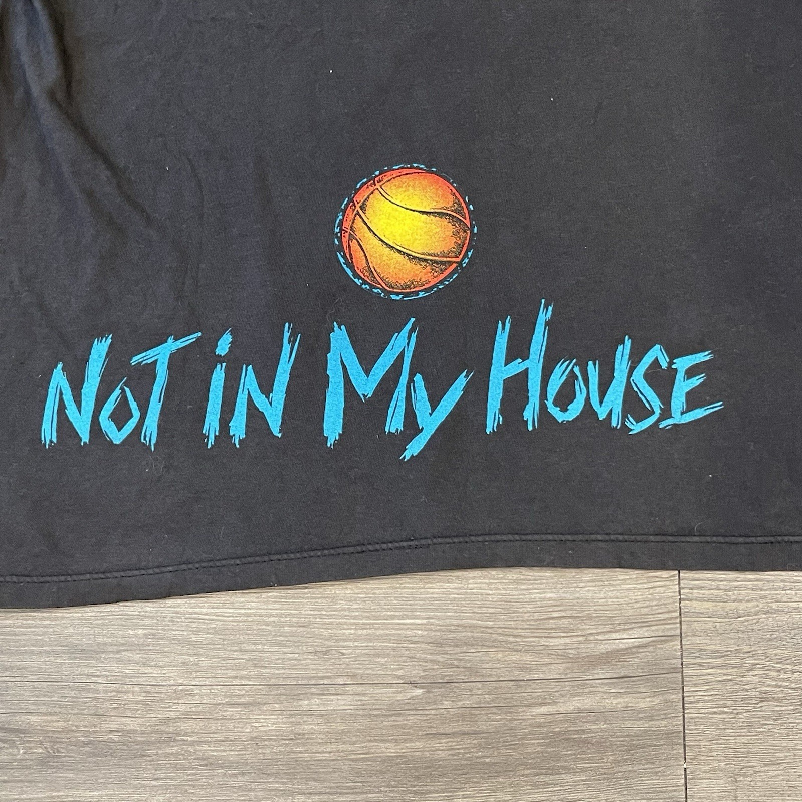 Vintage Wild Oats 1994 Street Basketball T-Shirt Sz Weak Shot, Not in My House