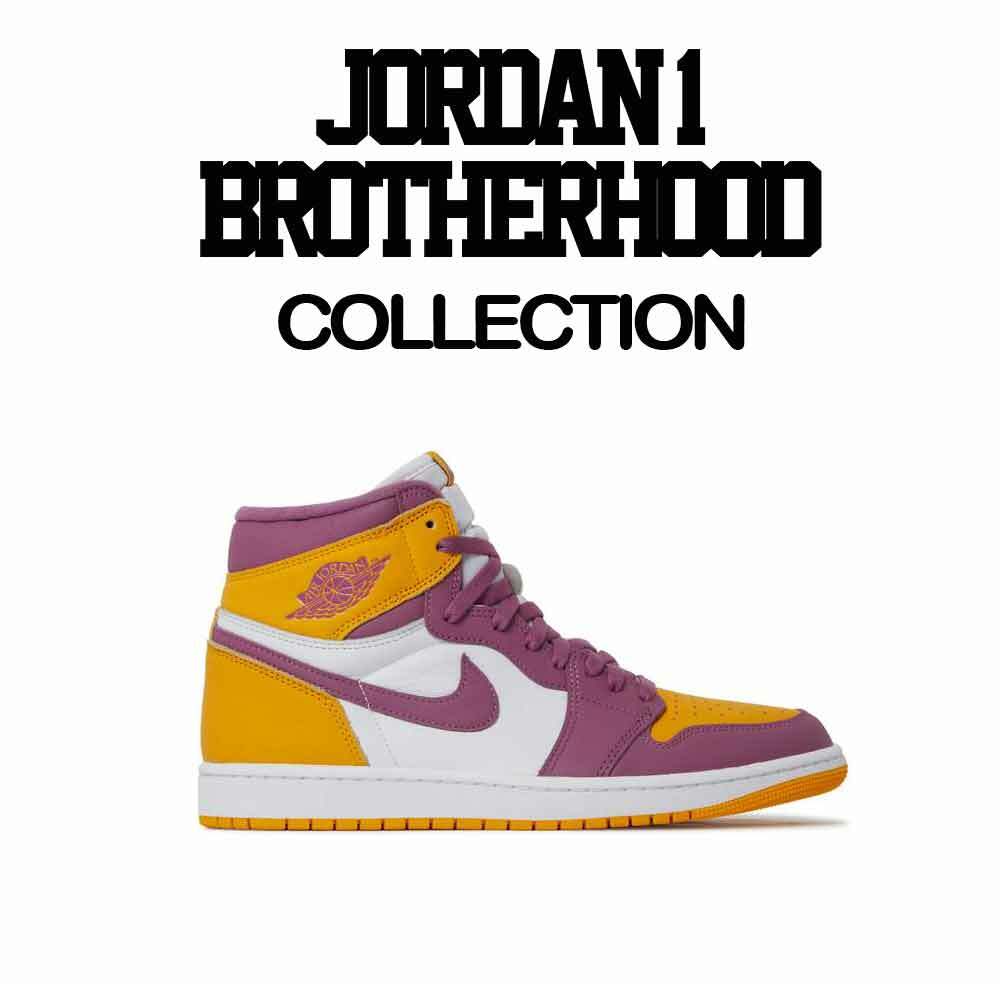 Shirt To Match Jordan 1 Brotherhood 1s Shoes – Trilla Sneaker Tee