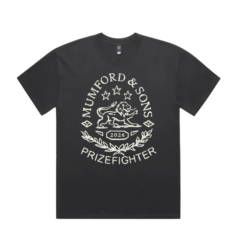 Mumford & Sons Prizefighter World Tour North America 2026 Merch, T-Shirt Reprint