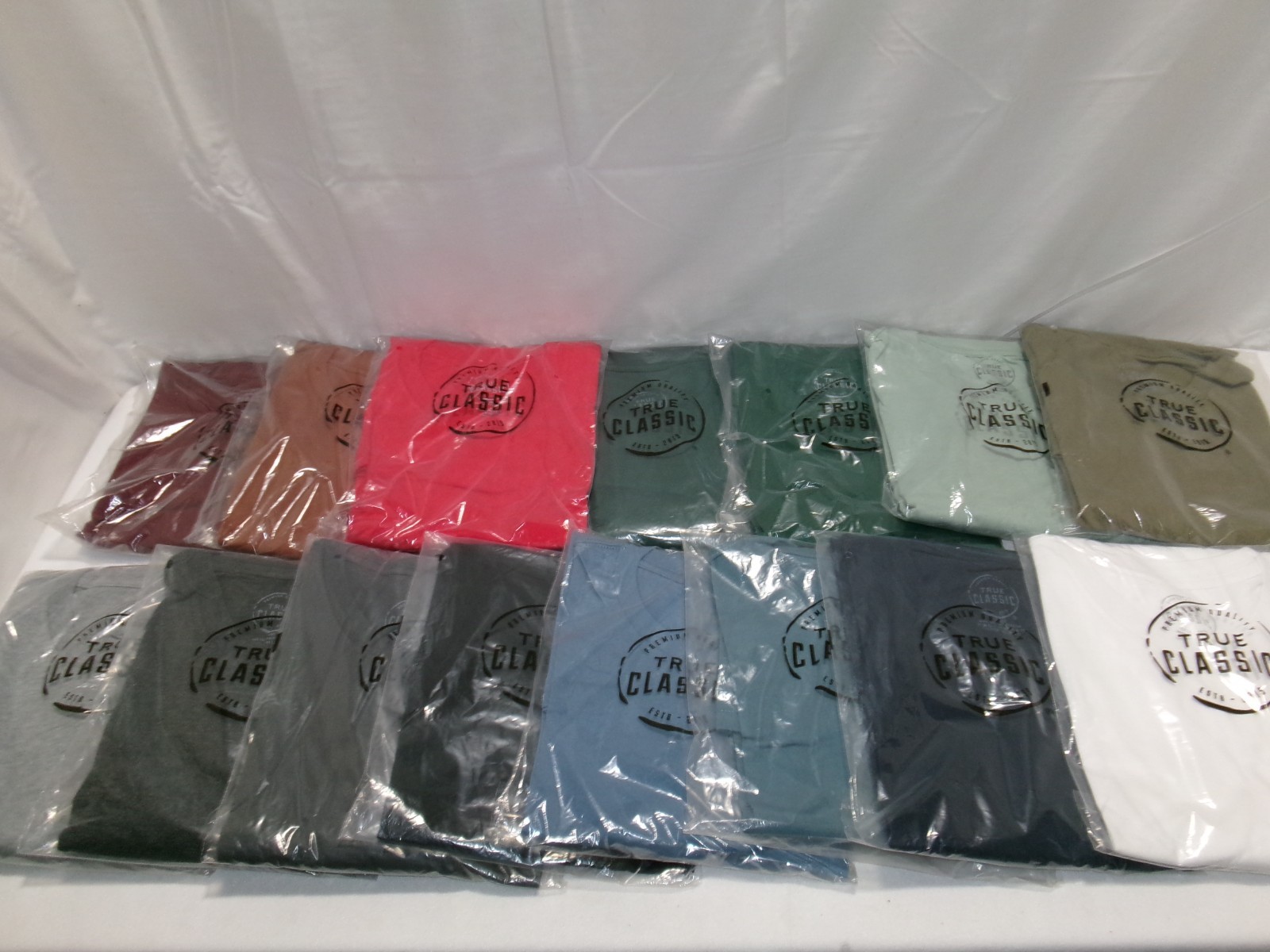 True Classic Crew Neck Long Sleeve Tees Assorted Sizes & Colors