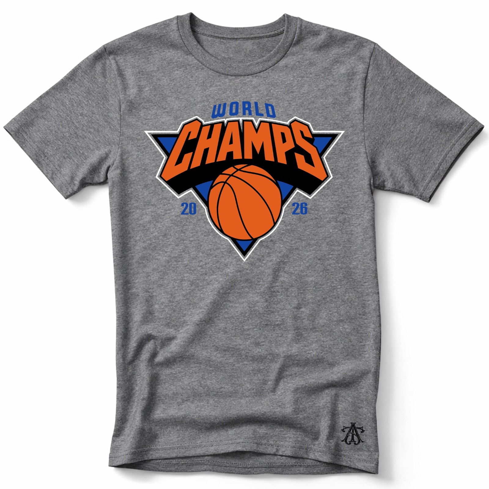NYK 2026 Basketball CHAMPS Soft, Pre-Shrunk Ring Spun Cotton T-Shirt