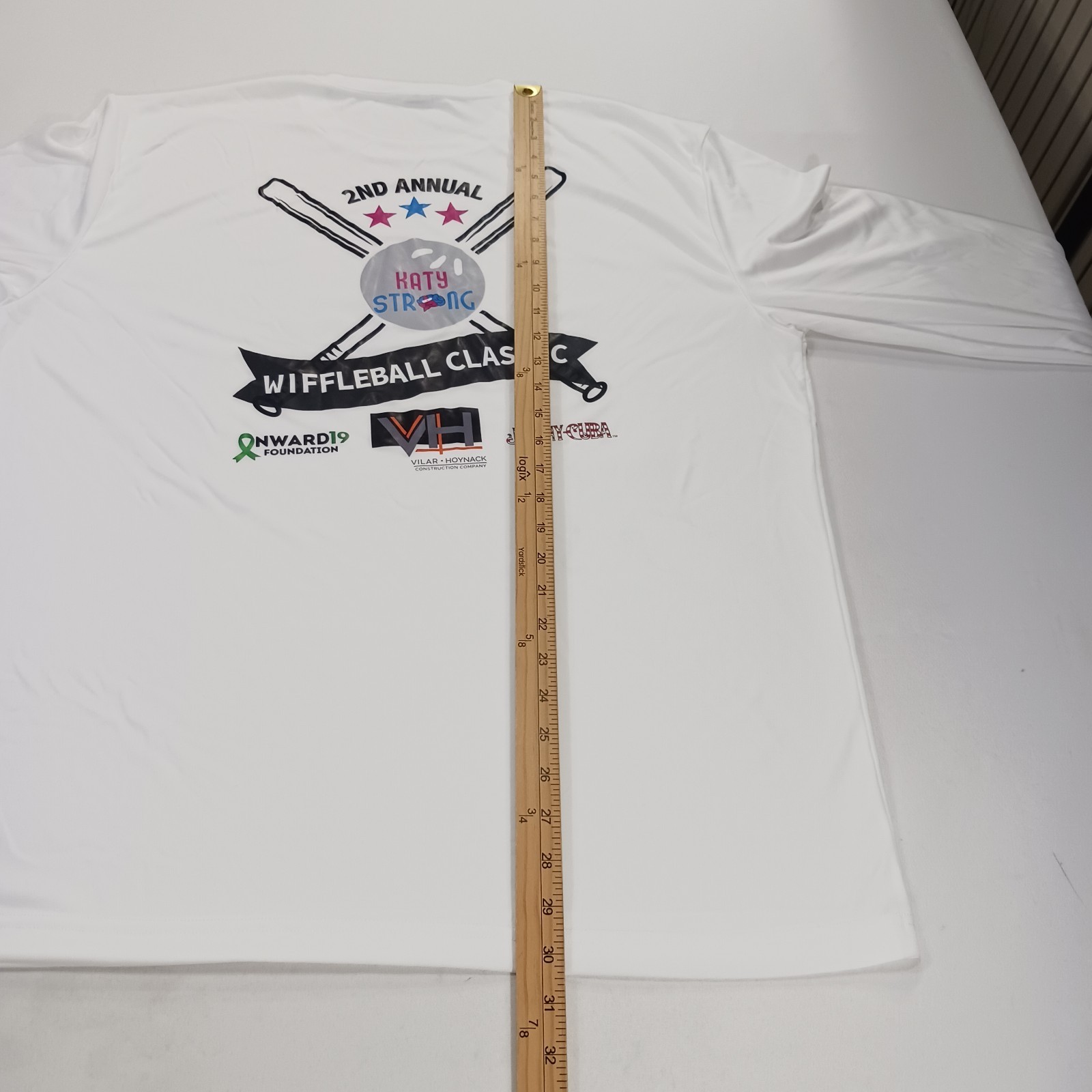 Sport-Tek ST350LS Katy Strong Men XL White Long Sleeve PosiCharge Competitor Tee