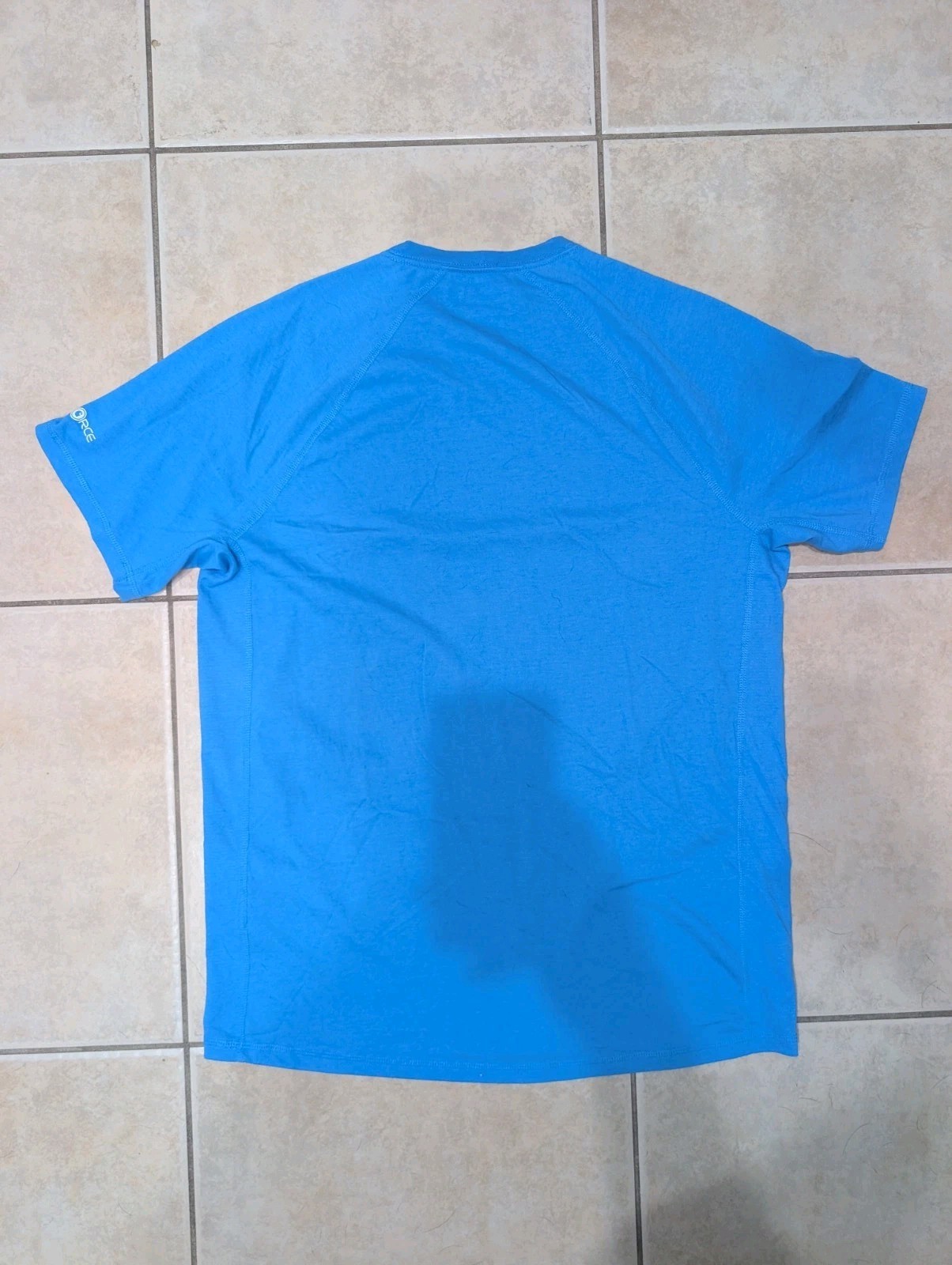 Carhartt Force Shirt Mens M Blue Relaxed Fit Short Sleeve Pocket Tee TK6652-M