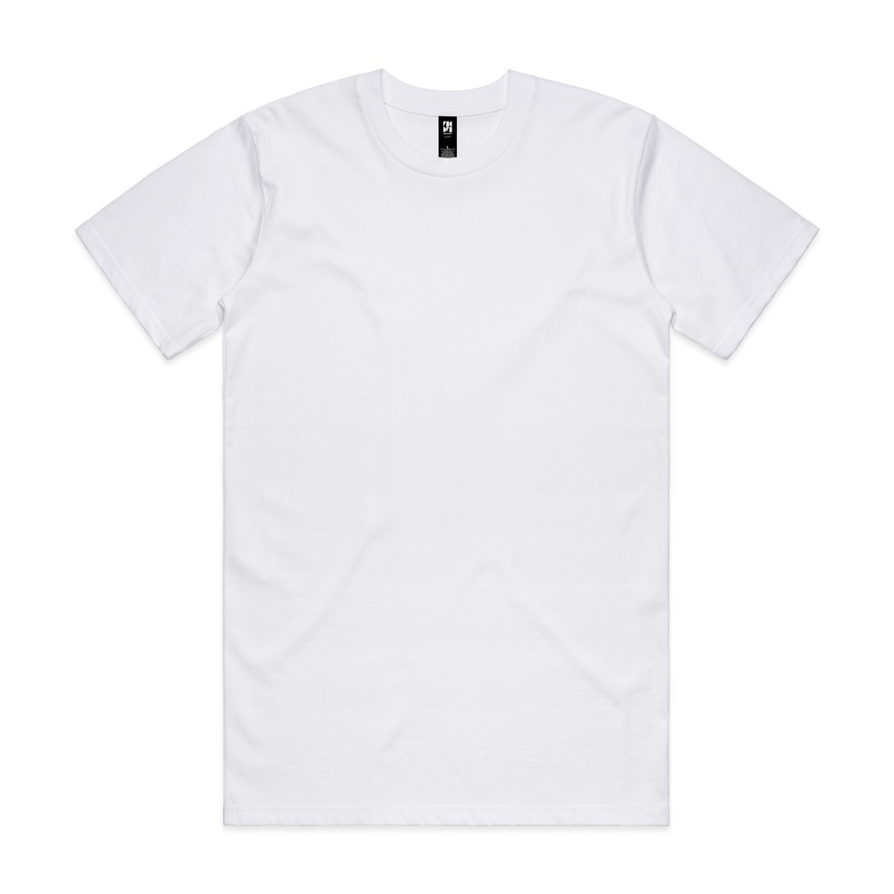 Black and White Plain T-shirts, High Quality/ComfortableAS Colour, Various Sizes
