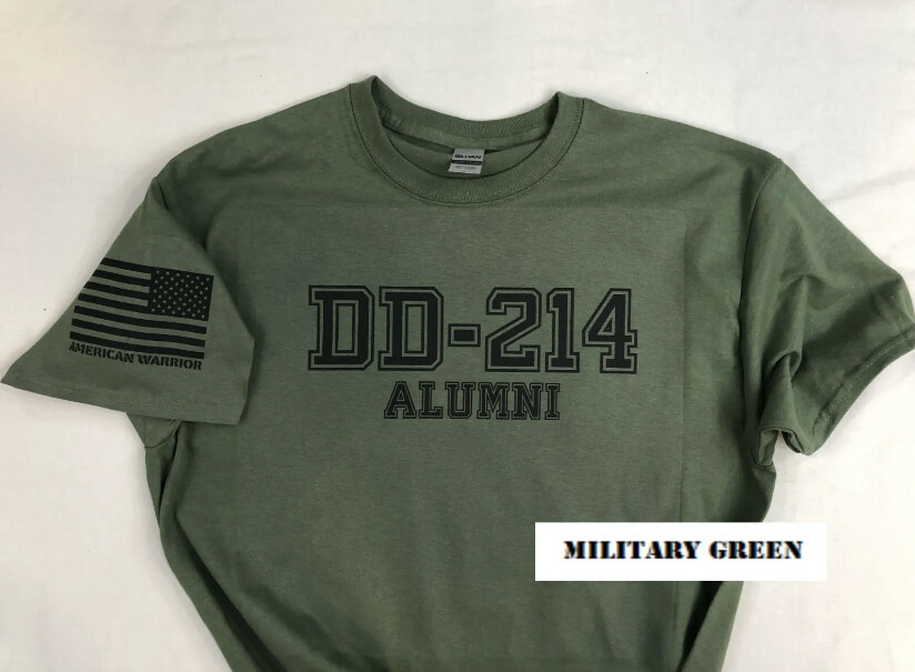 DD-214 Alumni Military T-shirt. Perfect For Marines, Army, Navy, Air-force 1