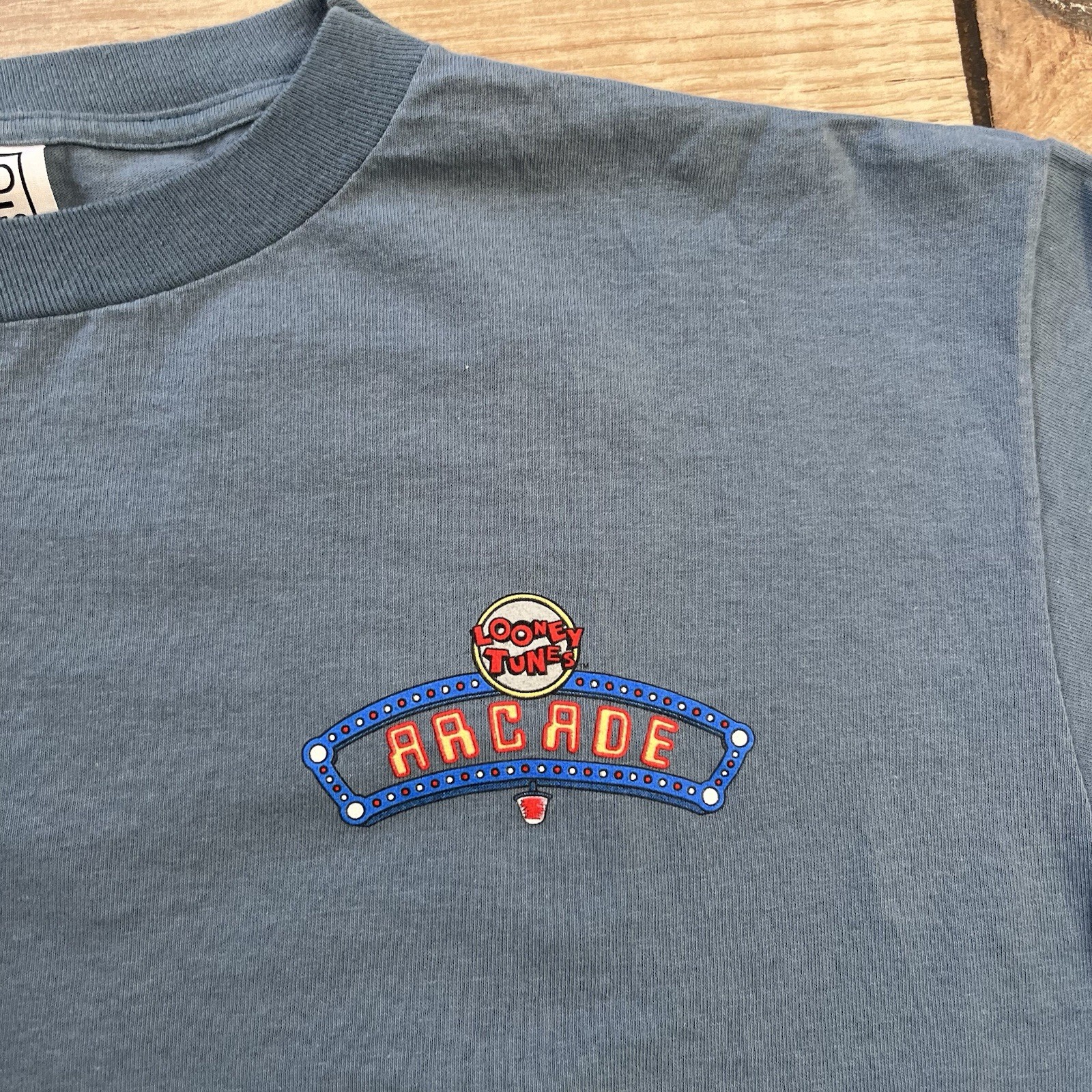 Rare Vintage Wild Oats Looney Tunes T Shirt Arcade Double Sided Shirt XL 1995