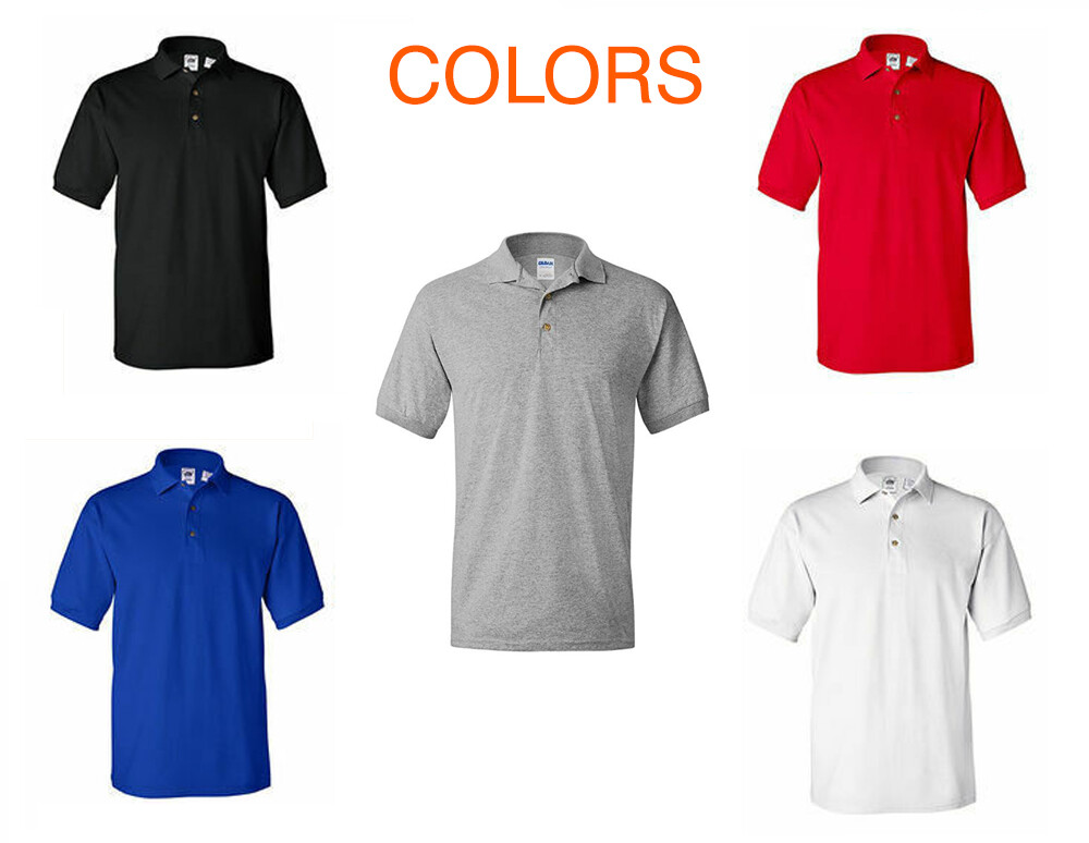 Custom Embroidered preshrunk Polo – Personalized Image & Text – Your Design Here