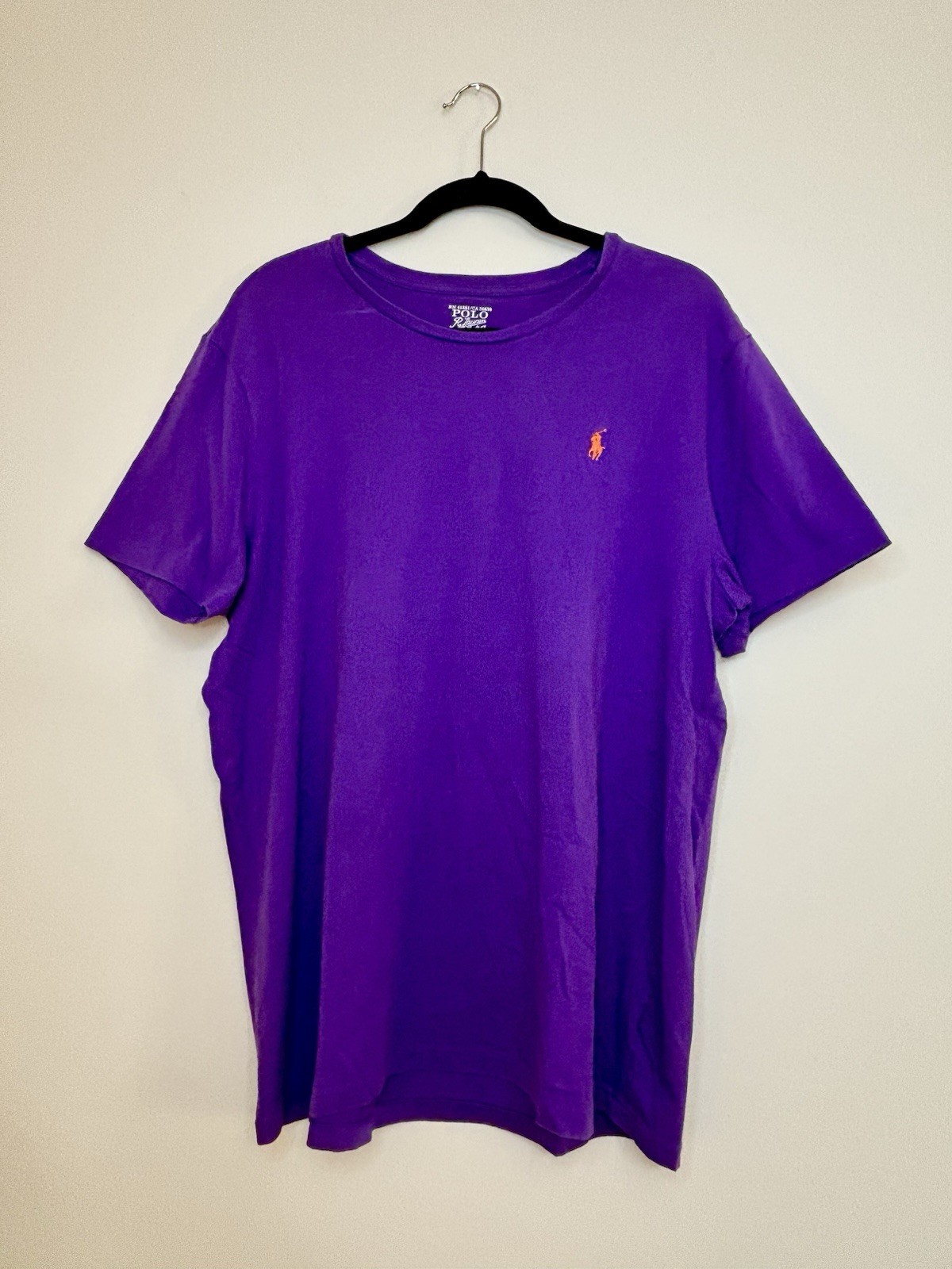 Polo Ralph Lauren Purple Crew Neck Logo Cotton Men’s XL Tee