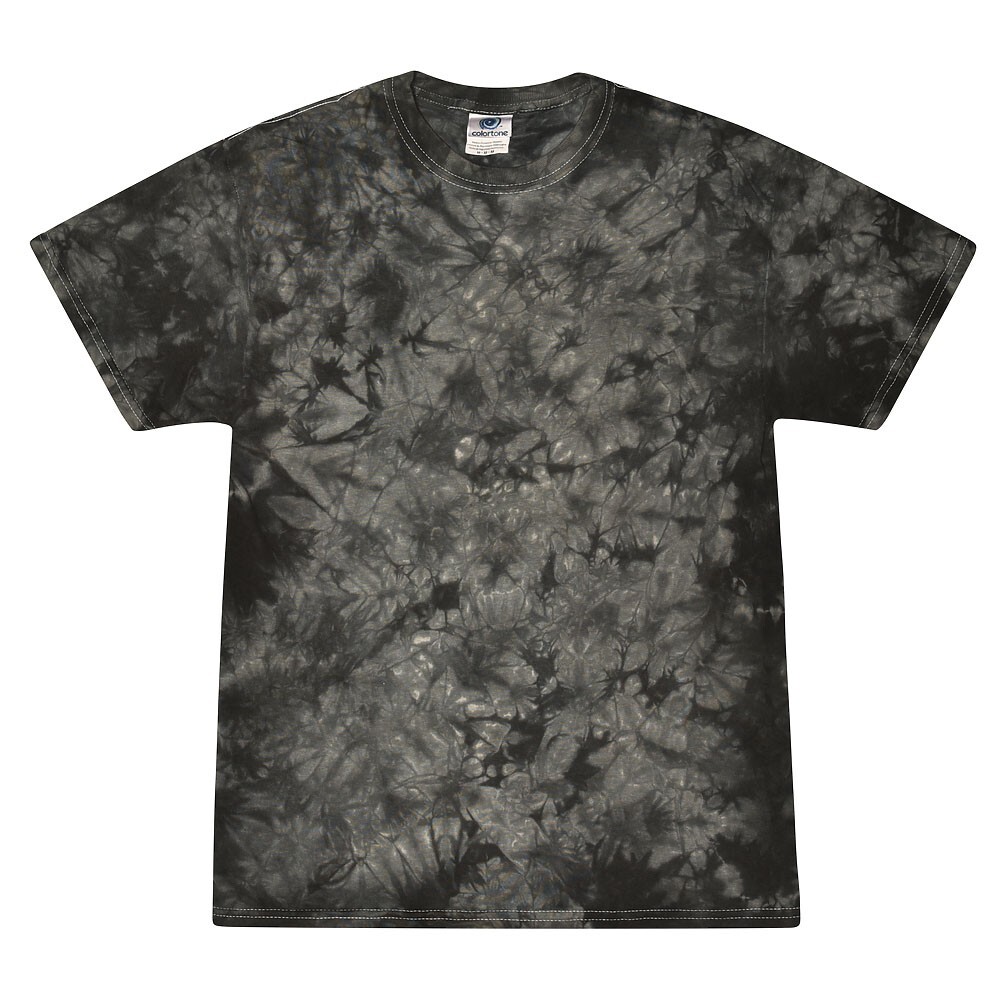 Pick a Black Tie Dye T-Shirts Adult S M L XL 2XL 3XL Cotton Colortone
