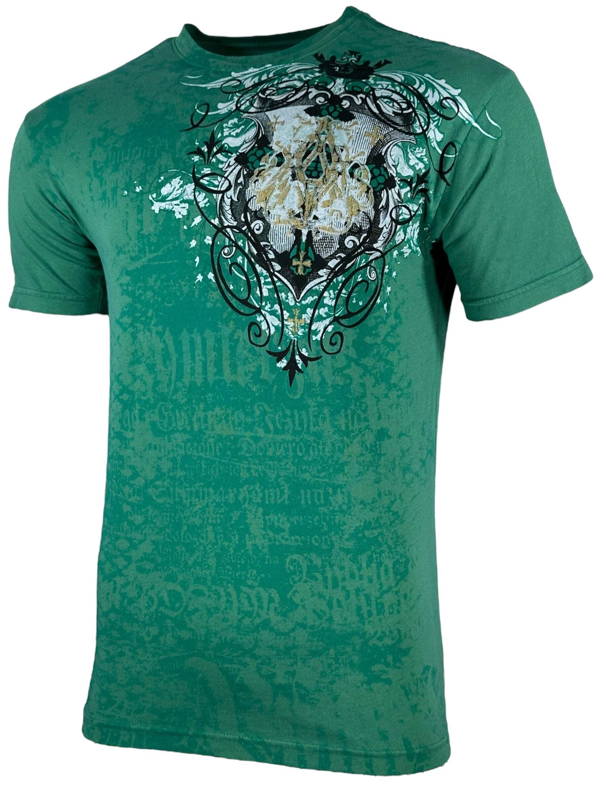 Archaic by Affliction Men’s T-Shirt Acle Biker Cross Y2K S-5XL
