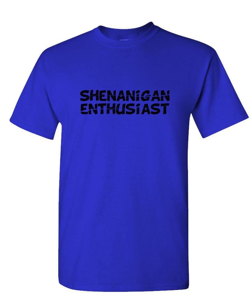 SHENANIGAN ENTHUSIAST – Unisex Cotton T-Shirt Tee Shirt