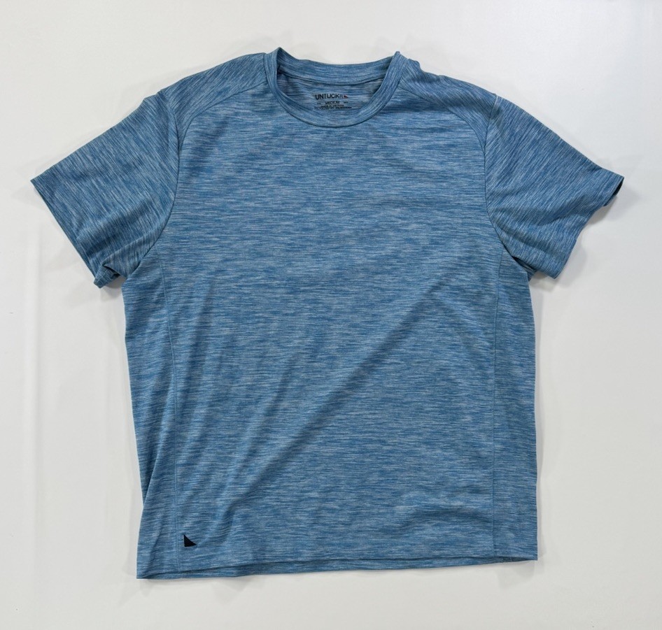 UNTUCKit Mens Med Performance T Shirt Short Sleeve Crew Neck Polyester Spandex
