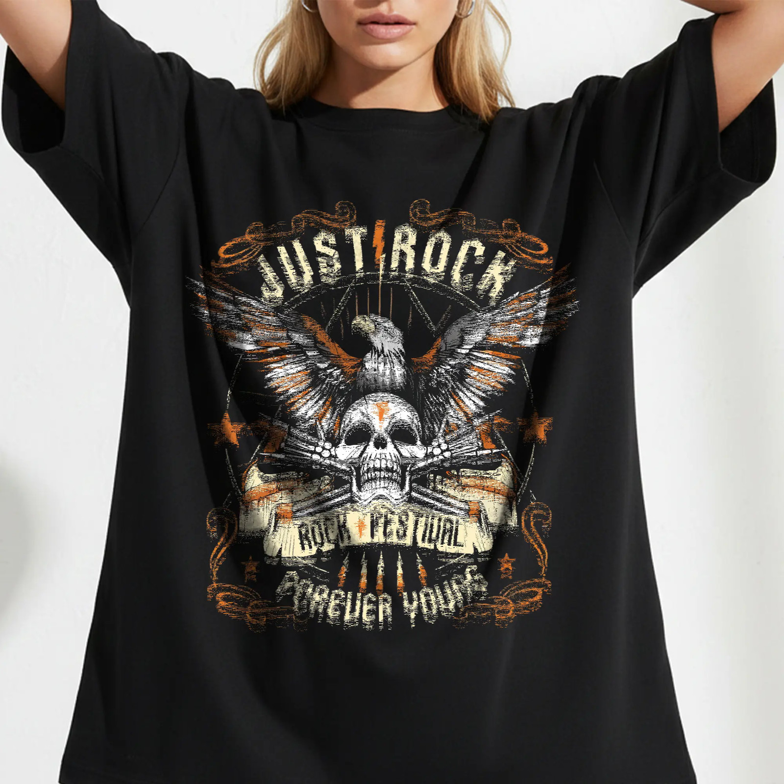 Letter Print Graphic T-Shirt Casual Streetwear Fashion Tee