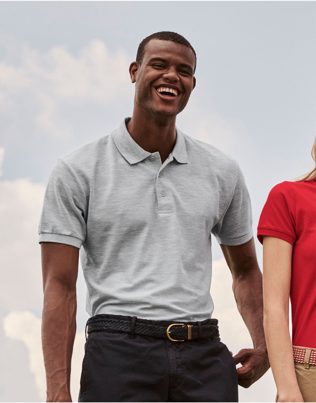 Fruit Of The Loom Mens Short Sleeve Polo T Shirt Plain Easy Care Polycotton Tops