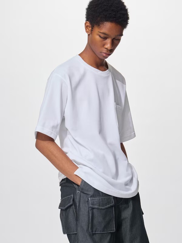 2026 ENGINEERED GARMENTS × GU Dry Kanoko Cross-Neck T-Shirt NEW XS-3XL