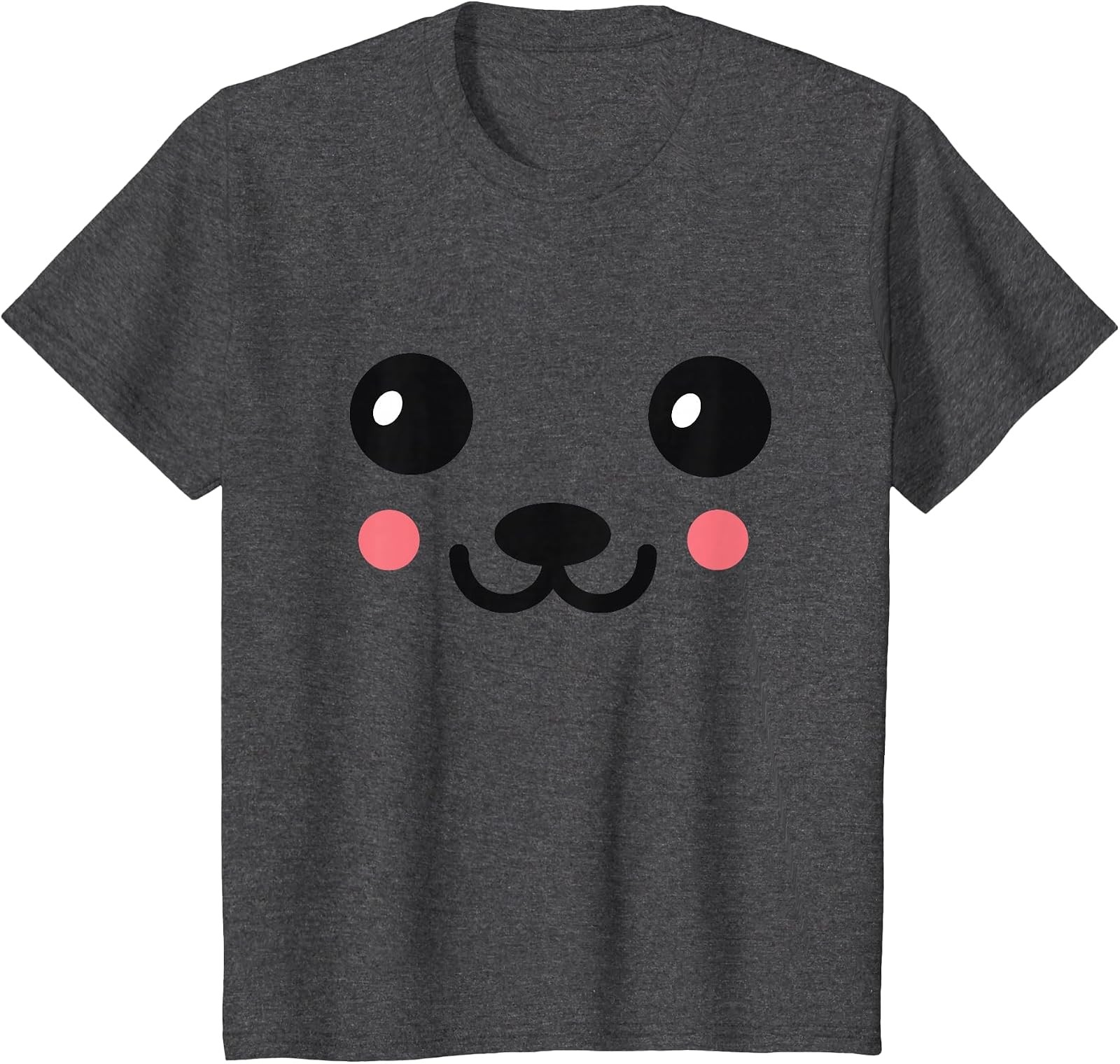 Adorable Kawaii Ghost Face Halloween Costume T-Shirt for All Ages