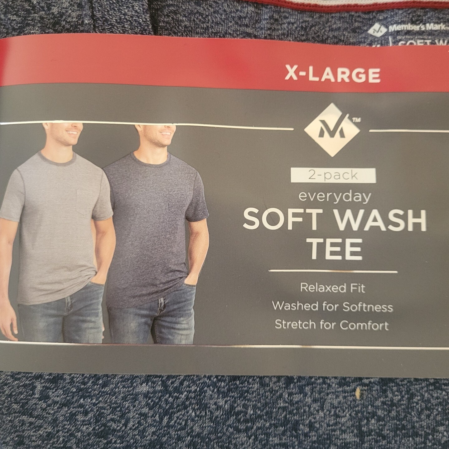 Member’s Mark Men’s Everyday Soft Wash Pocket Tshirt Tee Sz XL NWT