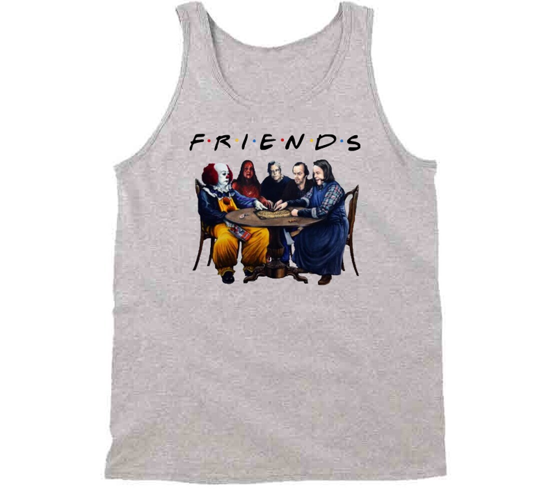 Stephen King Friends Funny Horror Fan Parody T Shirt