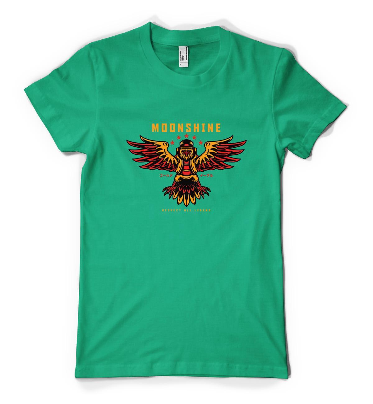 Moonshine Respect All Legends Eagle Personalised Unisex Adult T Shirt