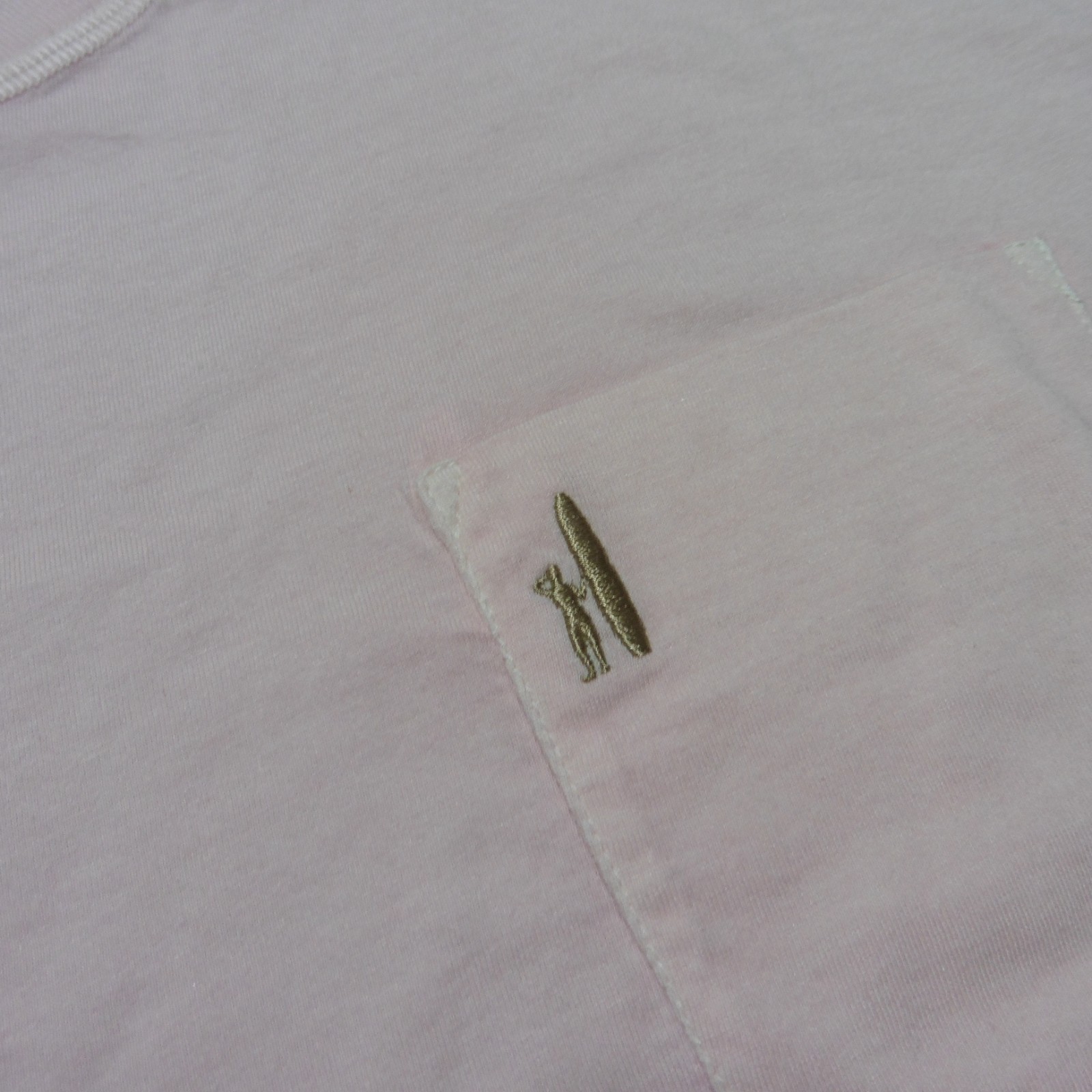 JOHNNIE-O Mens M MEDIUM DALE 2.0 T SHIRT LOLLIPOP PINK GOLD SHORT SLEEVE TEE