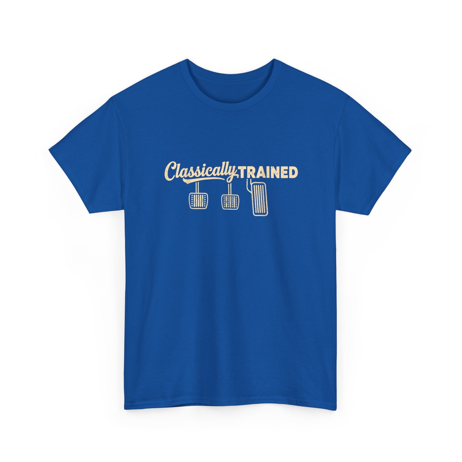 Three Pedals Classically Trained Shirt, Manual Transmission Car Driver Shirt