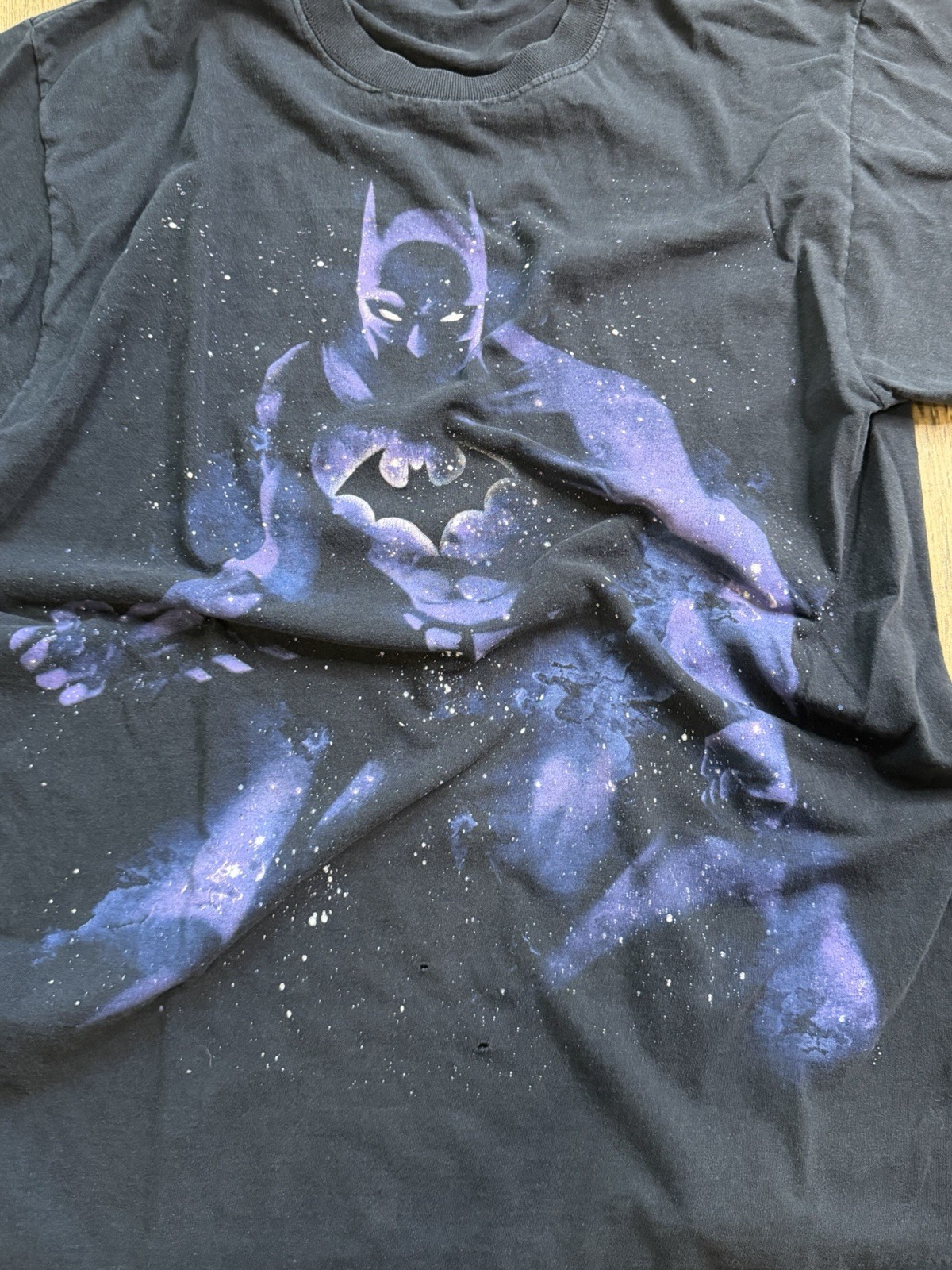 Batman DC Universe Graphic Print T-Shirt Men’s M Black Crew Neck Short Sleeve