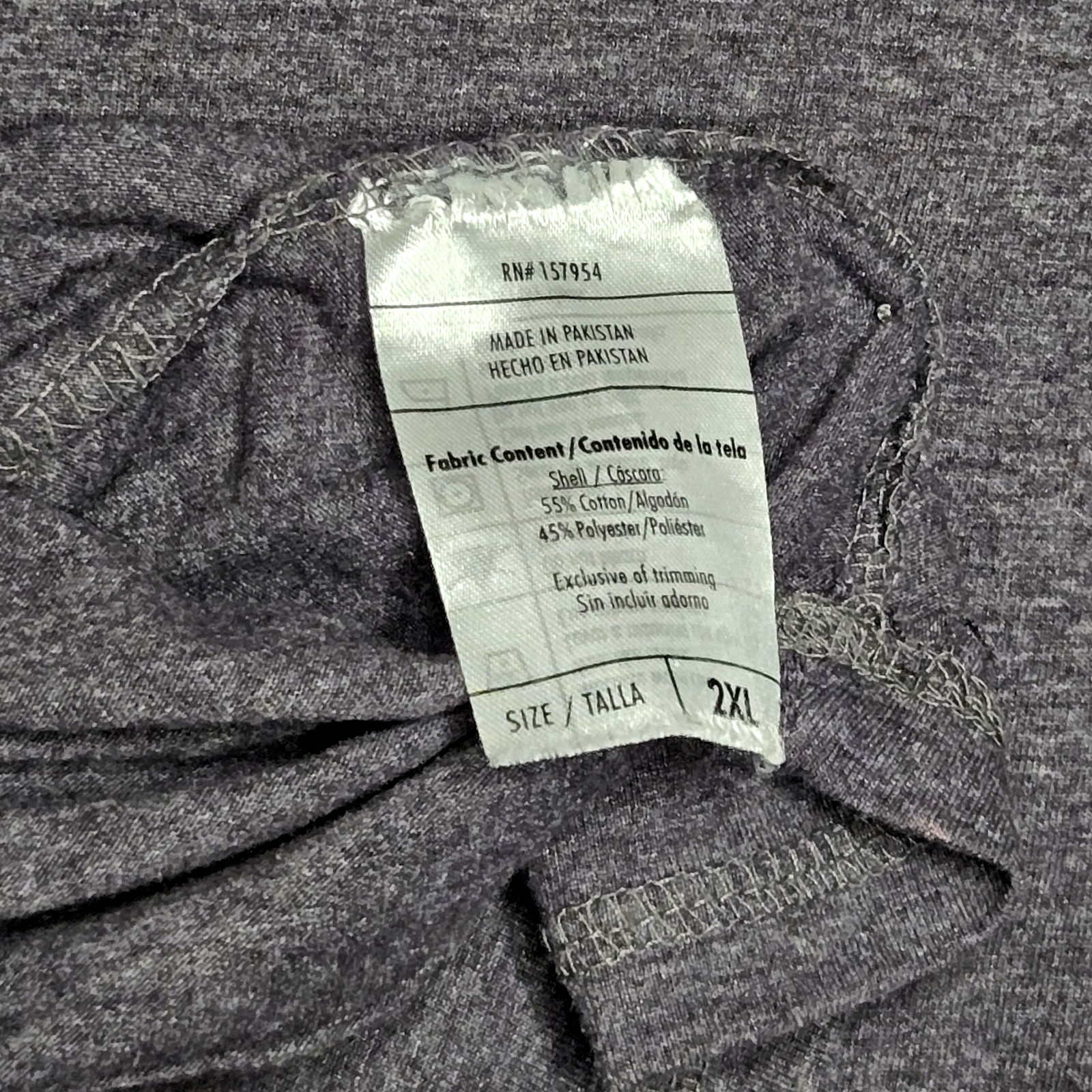 Field & Forest Outfitters T-Shirt with Pocket Men’s 2XL – Crew Neck – Dark Gray