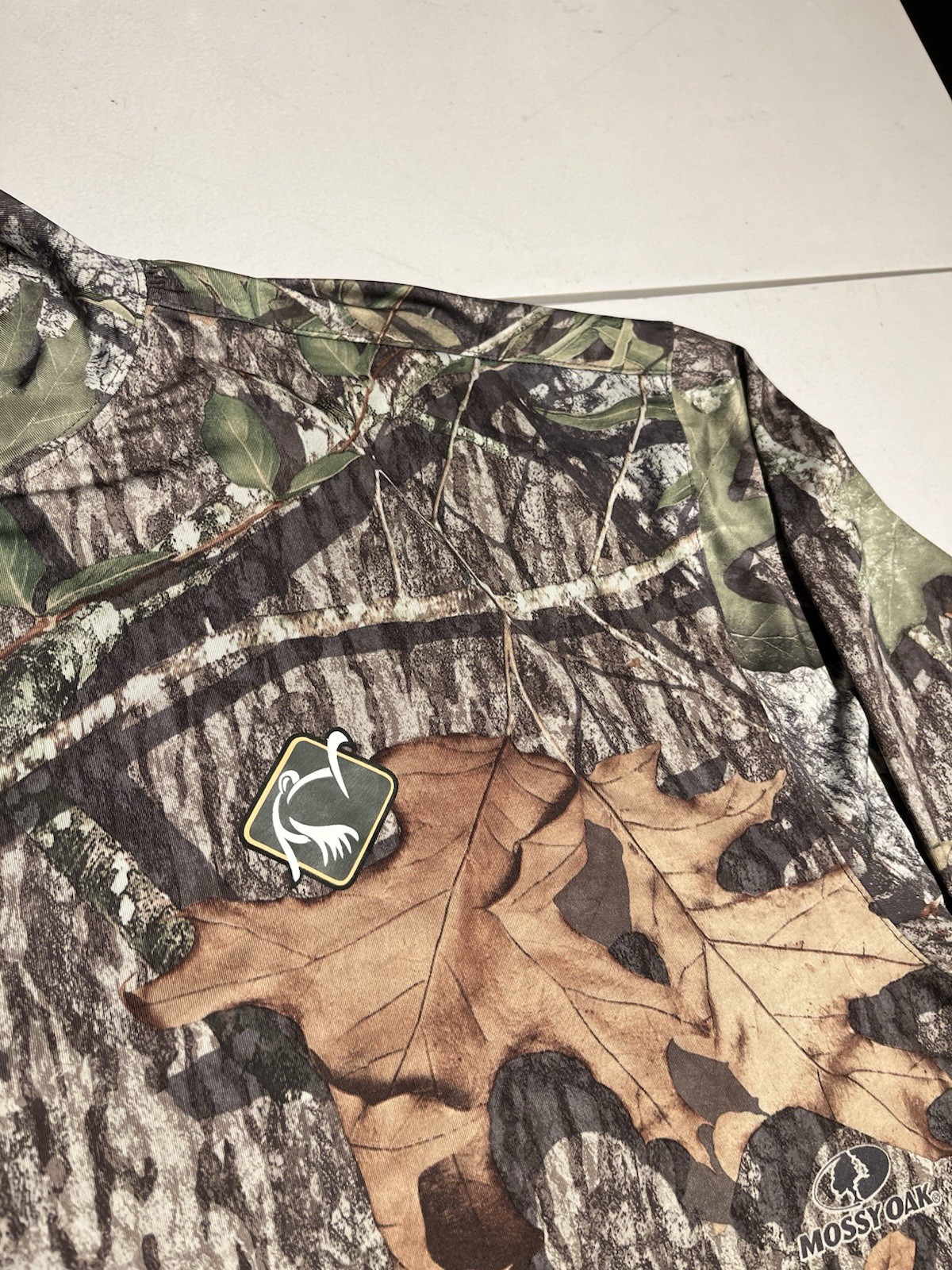 Ol Tom hirt Men’s XL Mossy Oak Turkey Gear Camo Hunting Performance Polyester