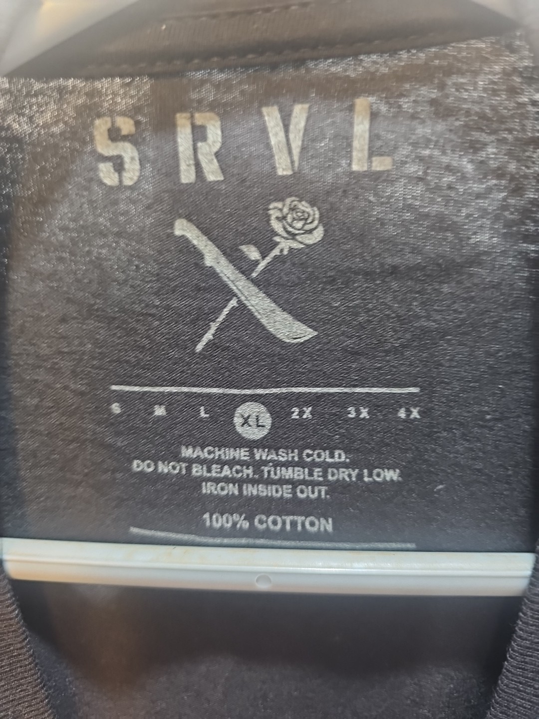 SRVL SURVIVAL MEN’S XL TEE “BETTER DAYS ” BLACK W/RED GRAPHIC VERY SOFT TEE 🔥