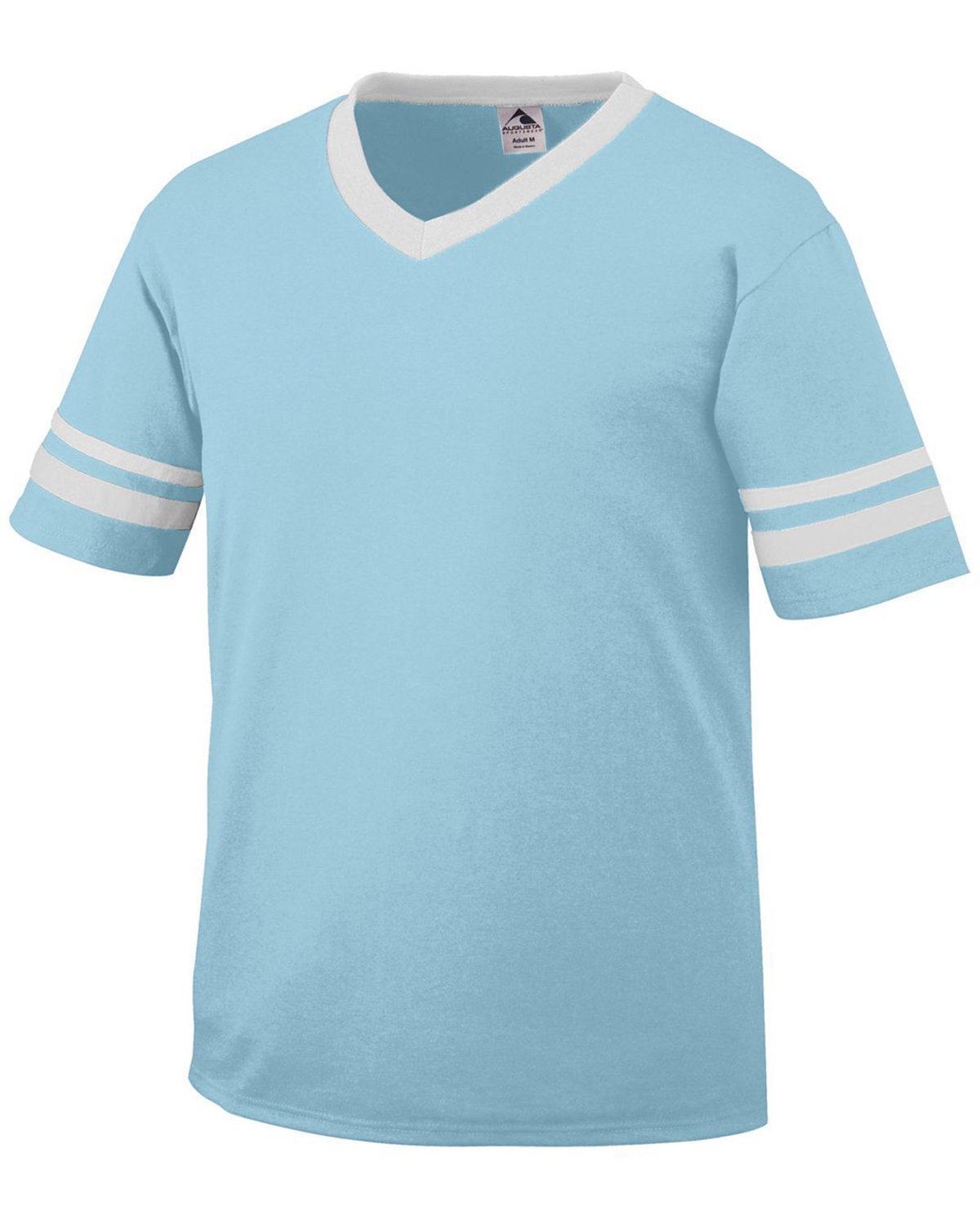 Augusta Sportswear 360 Adult V-Neck Collar T Shirt Sleeve Stripe Jersey T-Shirt