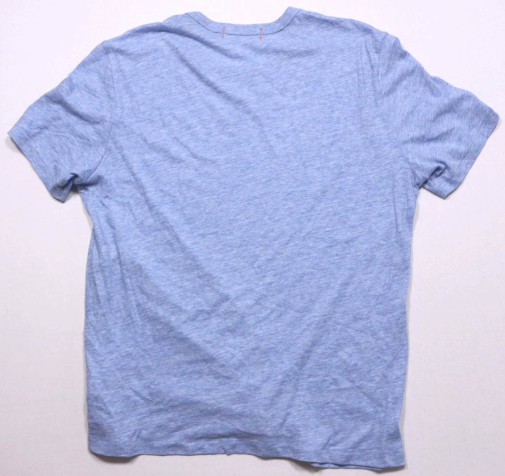 Faherty Chambray Tee Crew Neck Men’s M Heather Blue Cotton Modal Stretch Knit