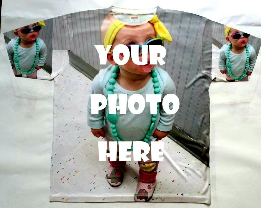 Personalized Sublimated T Shirt with 2 images of your choice.