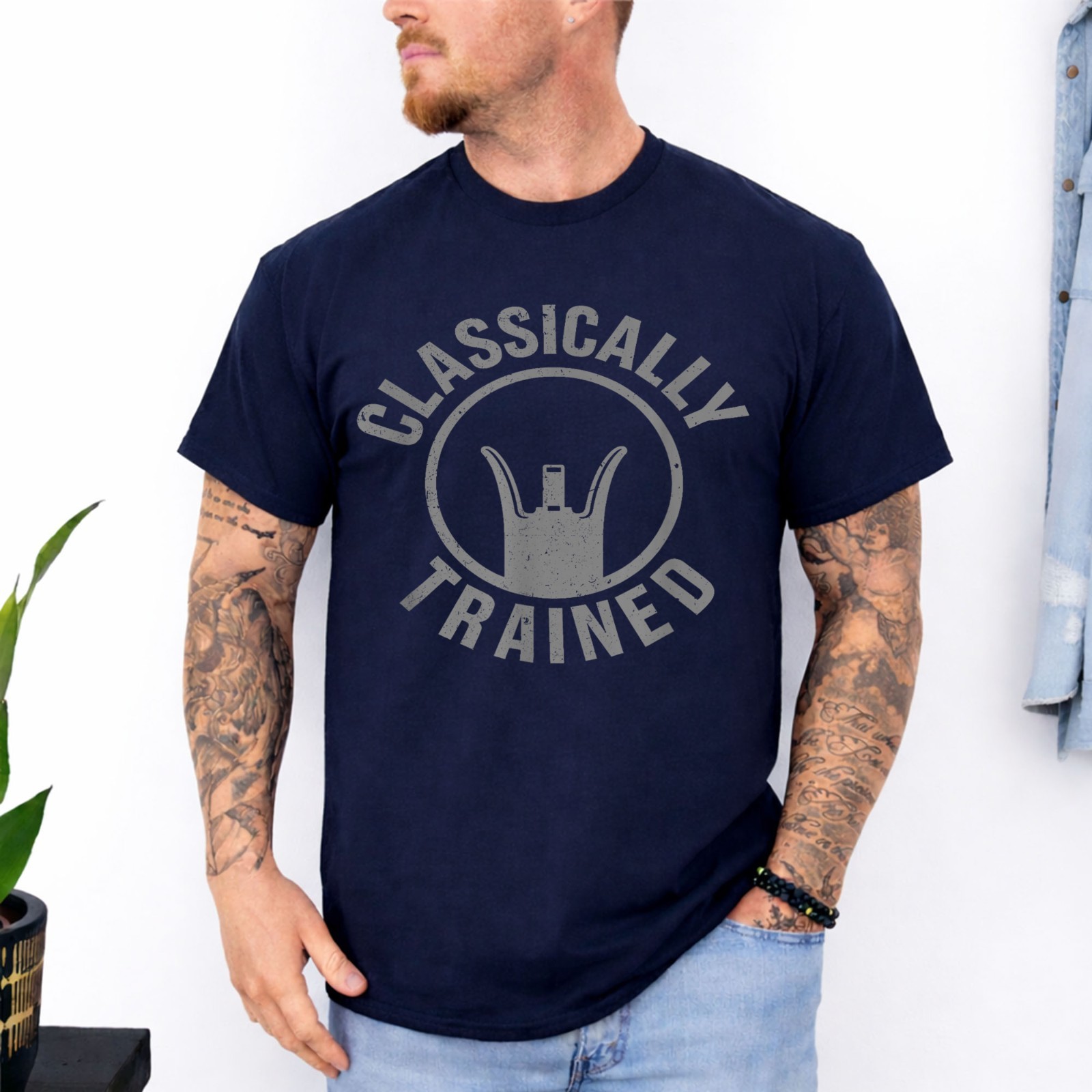 Vintage Classically Trained Iron Sights Grunge 2A Patriot T-Shirt