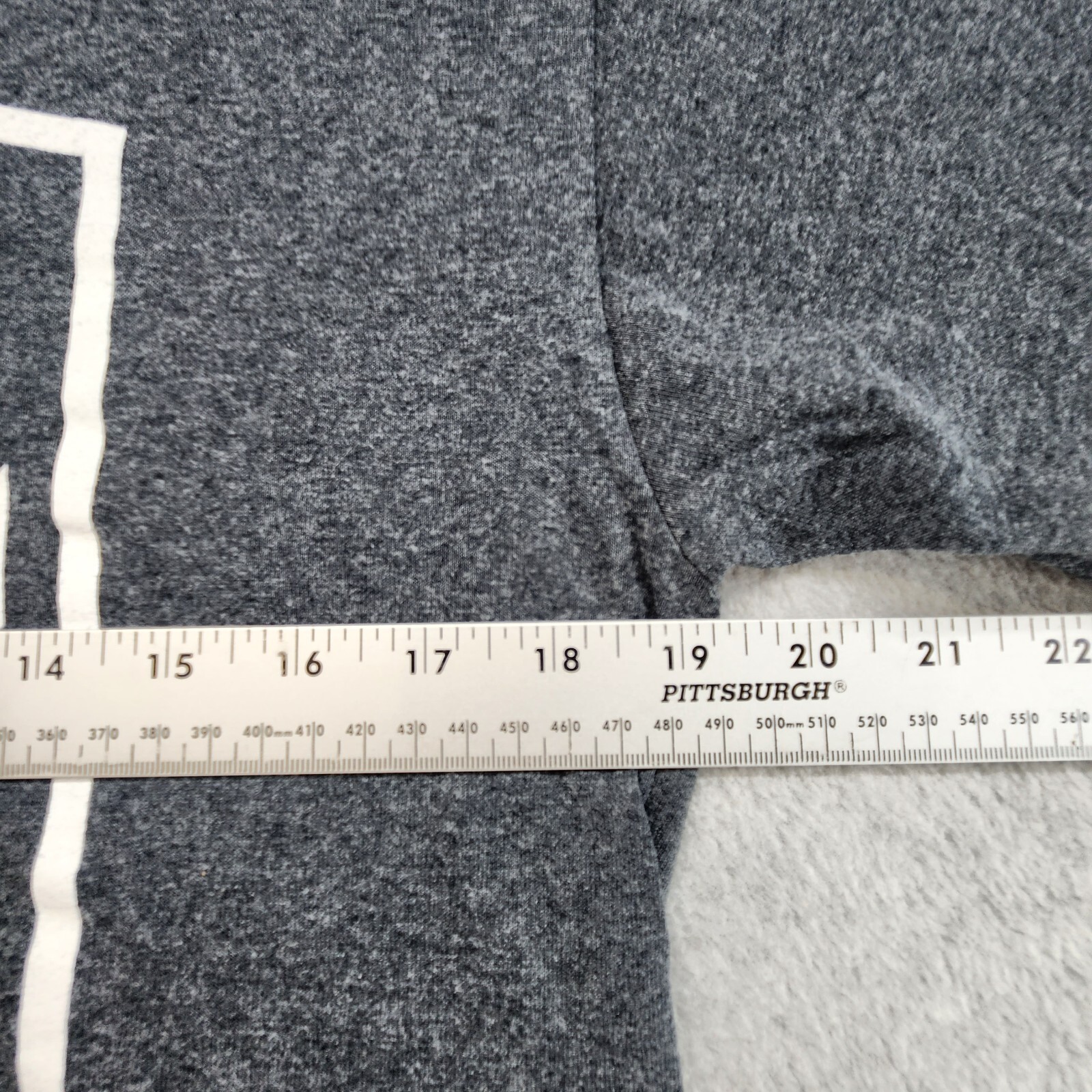 MV Sport T-Shirt Men’s M Gray Solid Cotton Logo Crew-Neck Short Sleeves Pullover