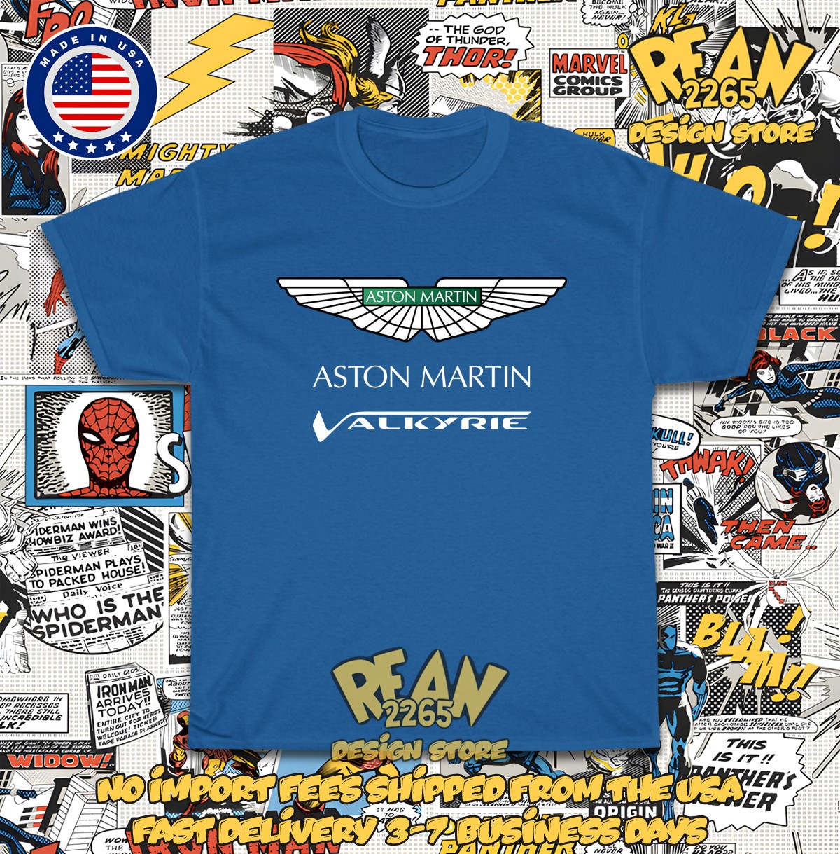 New Tee Shirt Valkyrie Logo Men’s T-Shirt American T-Shirt
