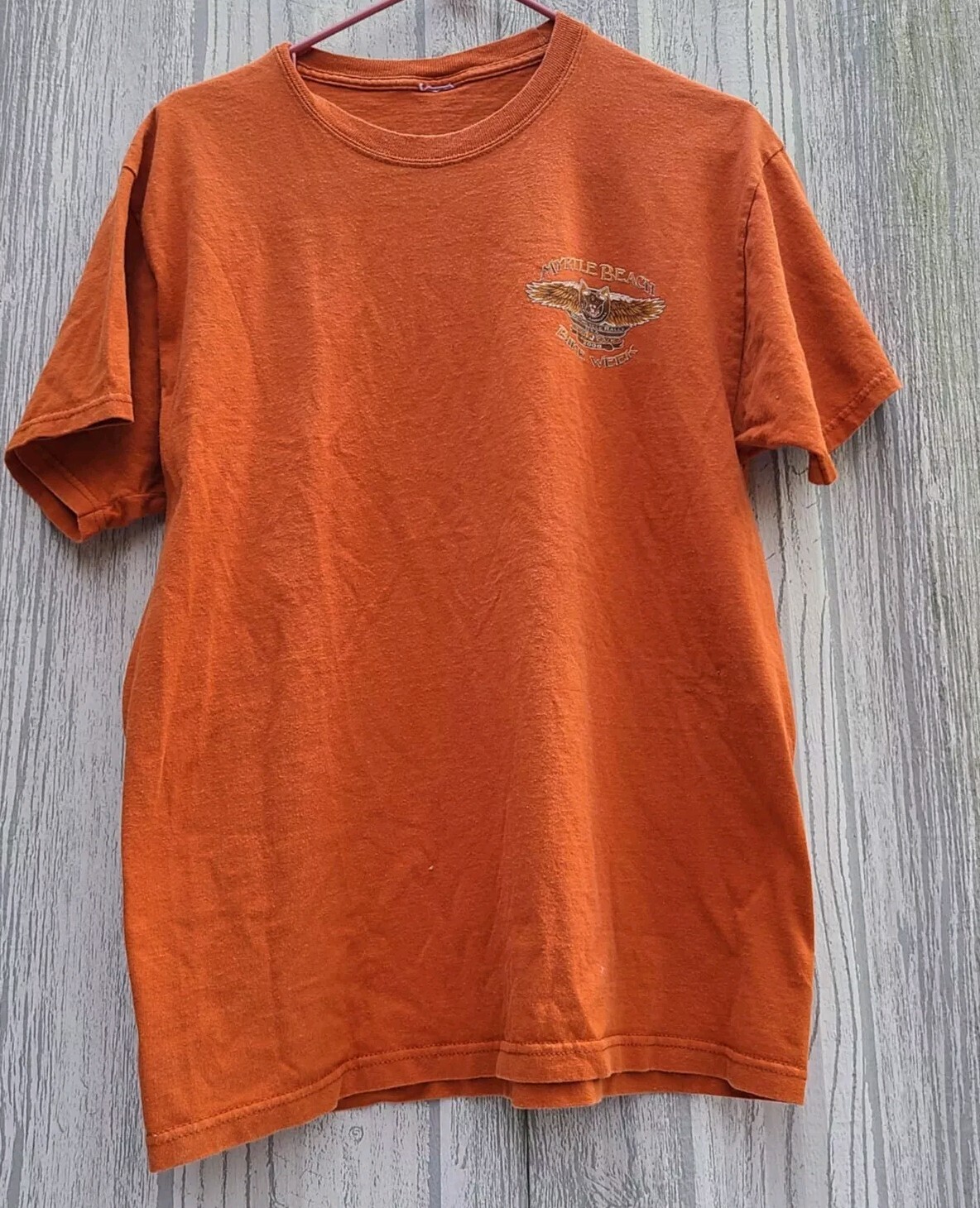 Bike Week Large T-Shirt 2008 Myrtle Beach Rally 62nd Motorcycle Eagle Wings
