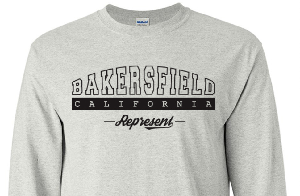 Bakersfield California State T-Shirt Long Sleeve Graphic Tees Unisex Apparel