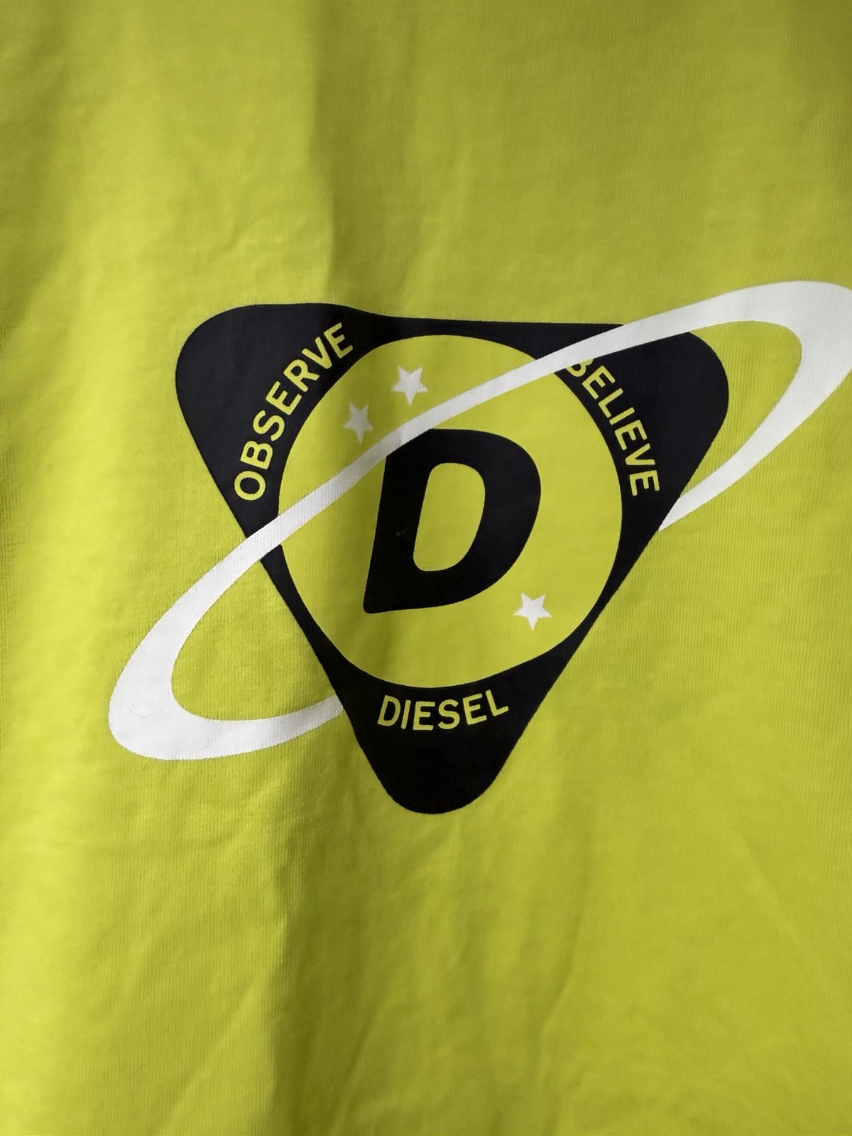 NWT DIESEL T-Diegos-K24 Men’s T-Shirt Short Sleeve Cotton – Apple Green – Medium