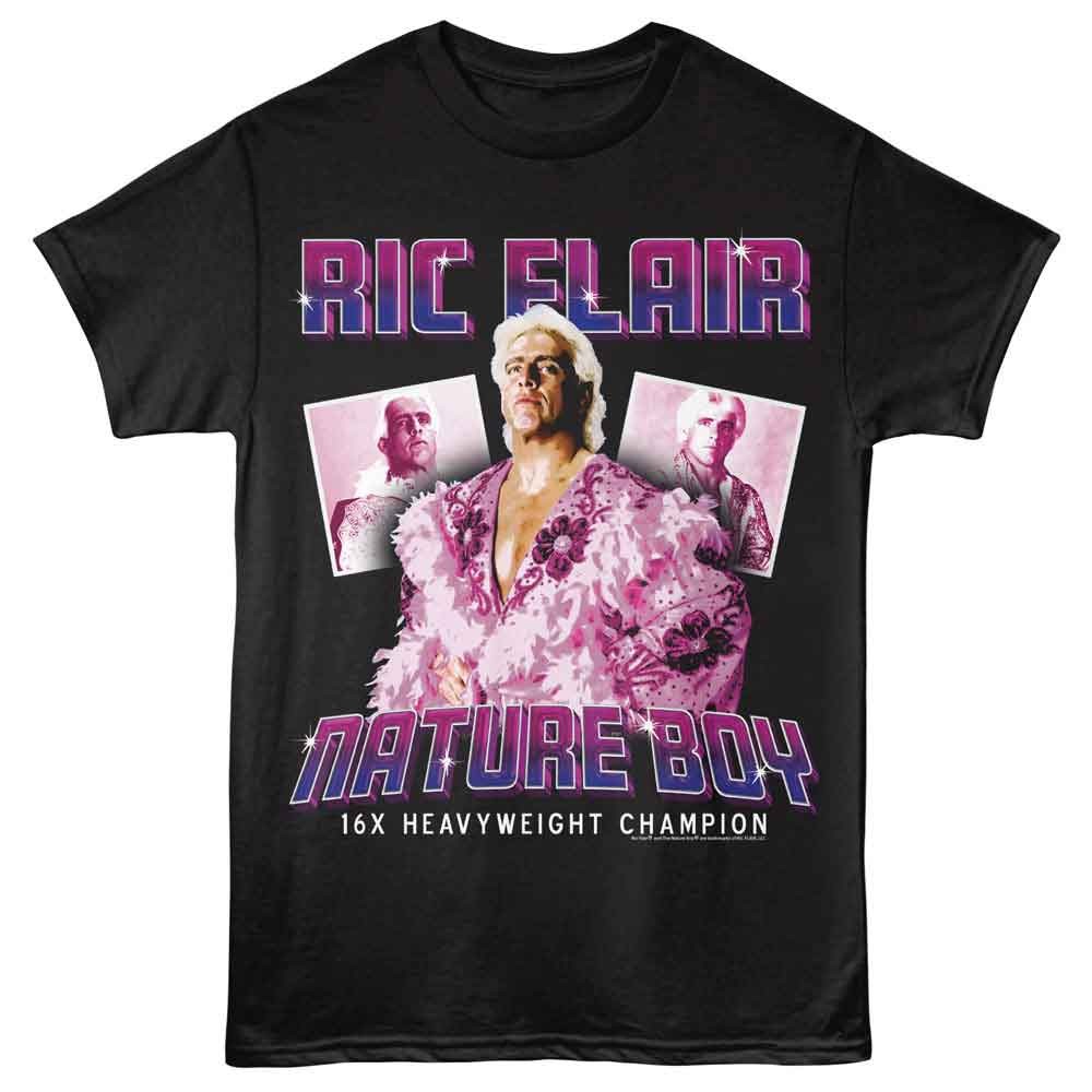 Ric Flair Nature Boy Gradient Black Wrestling Shirt